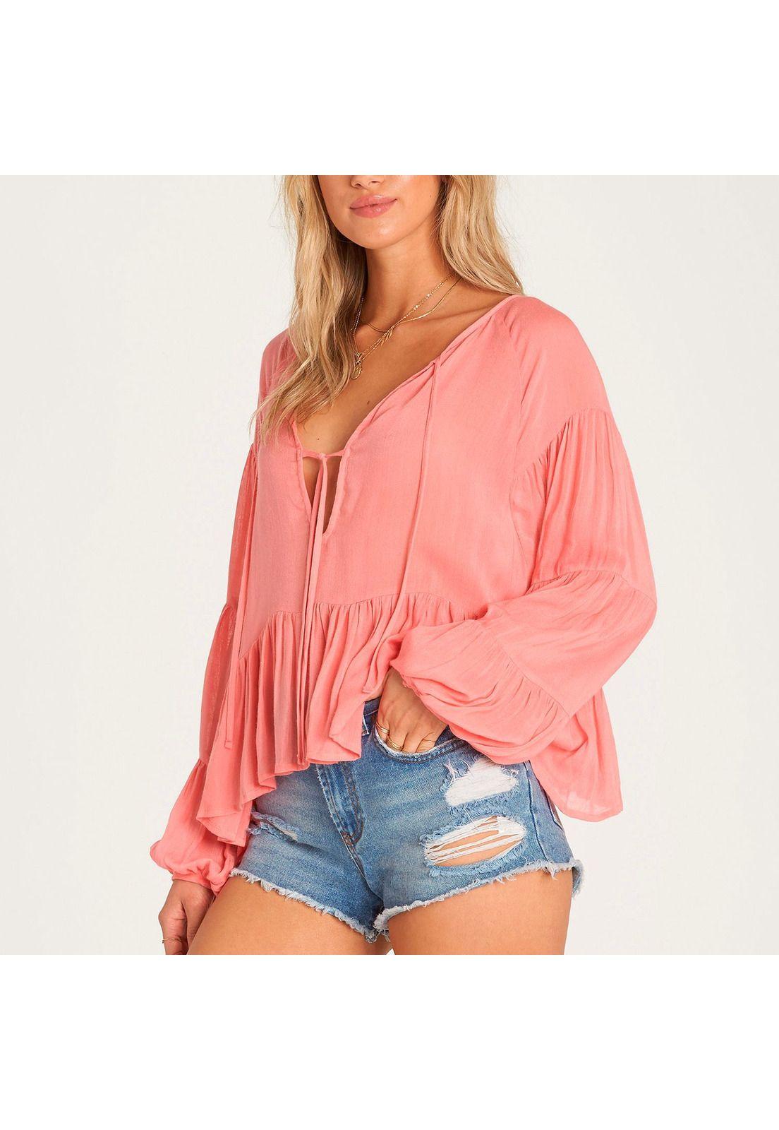 Blusa Mujer By The Sea Coral-2