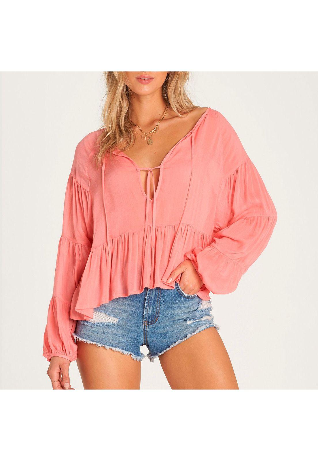 Blusa Mujer By The Sea Coral-0