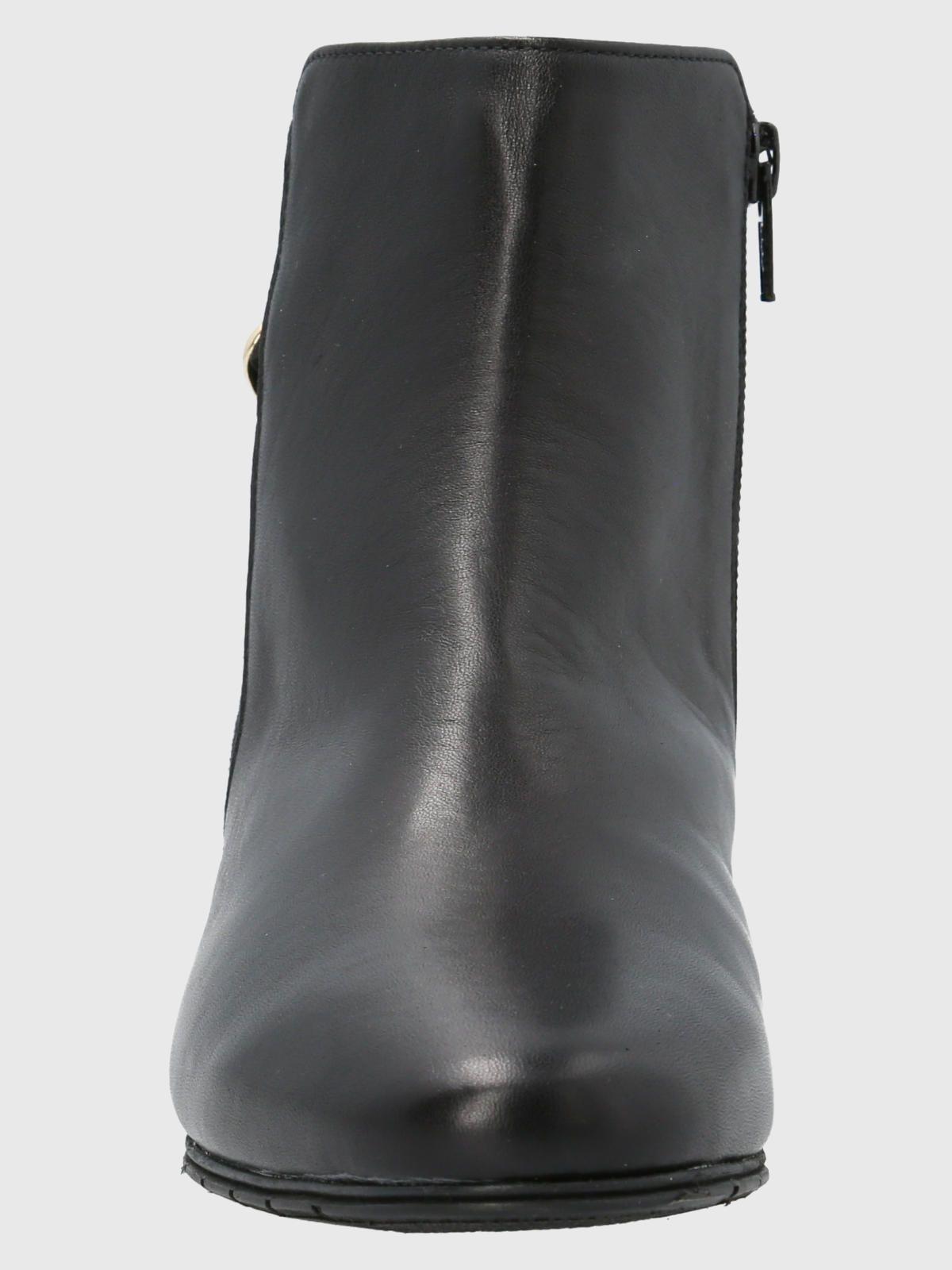 Botín Cuero Mujer Alesandra Negro-3