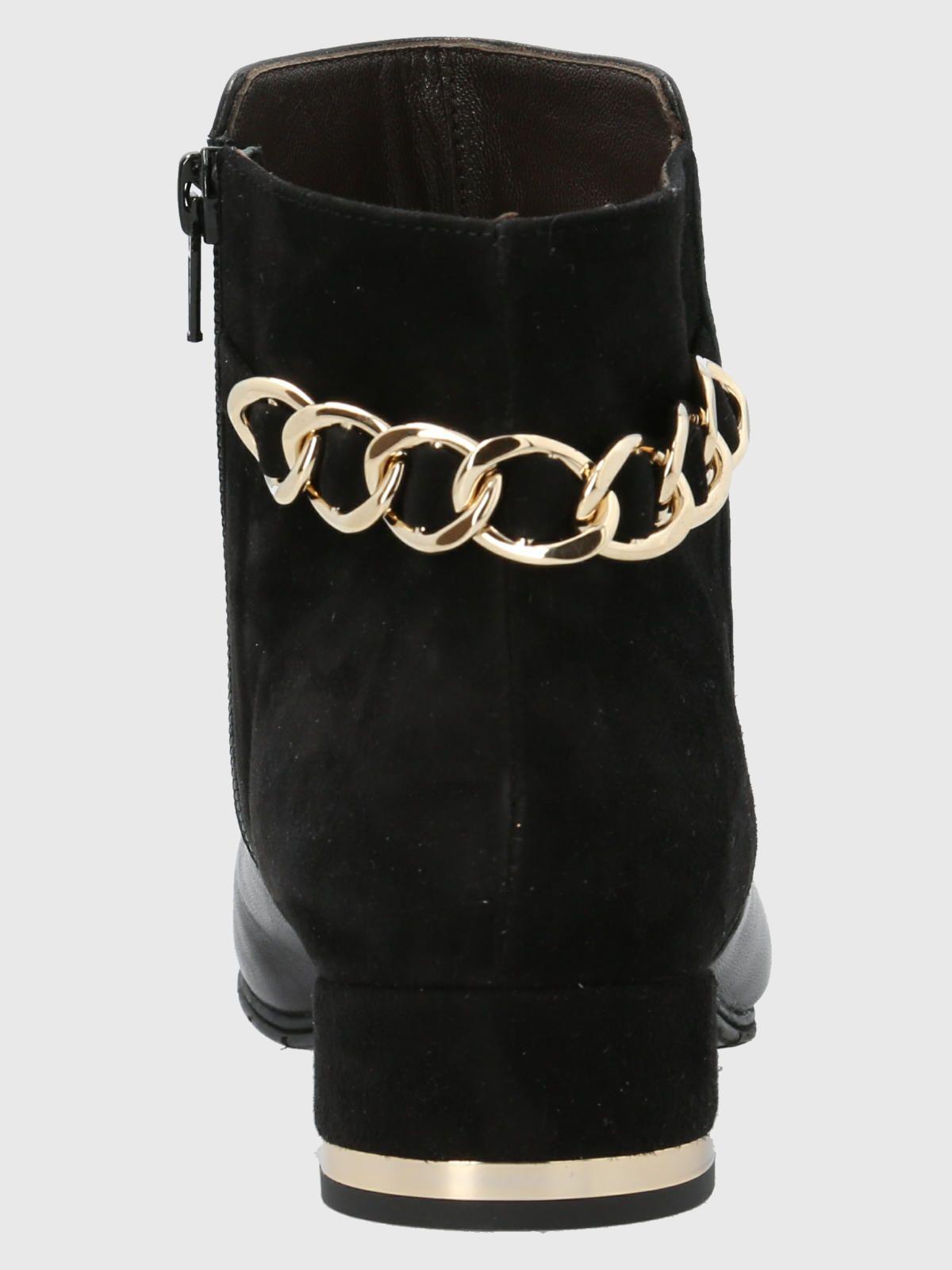 Botín Cuero Mujer Alesandra Negro-6