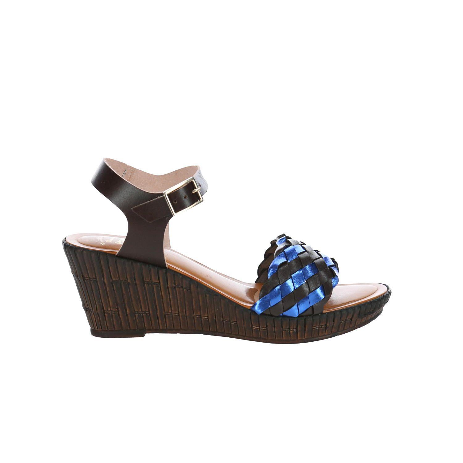 Sandalia Cuero Mujer Simone Café-0