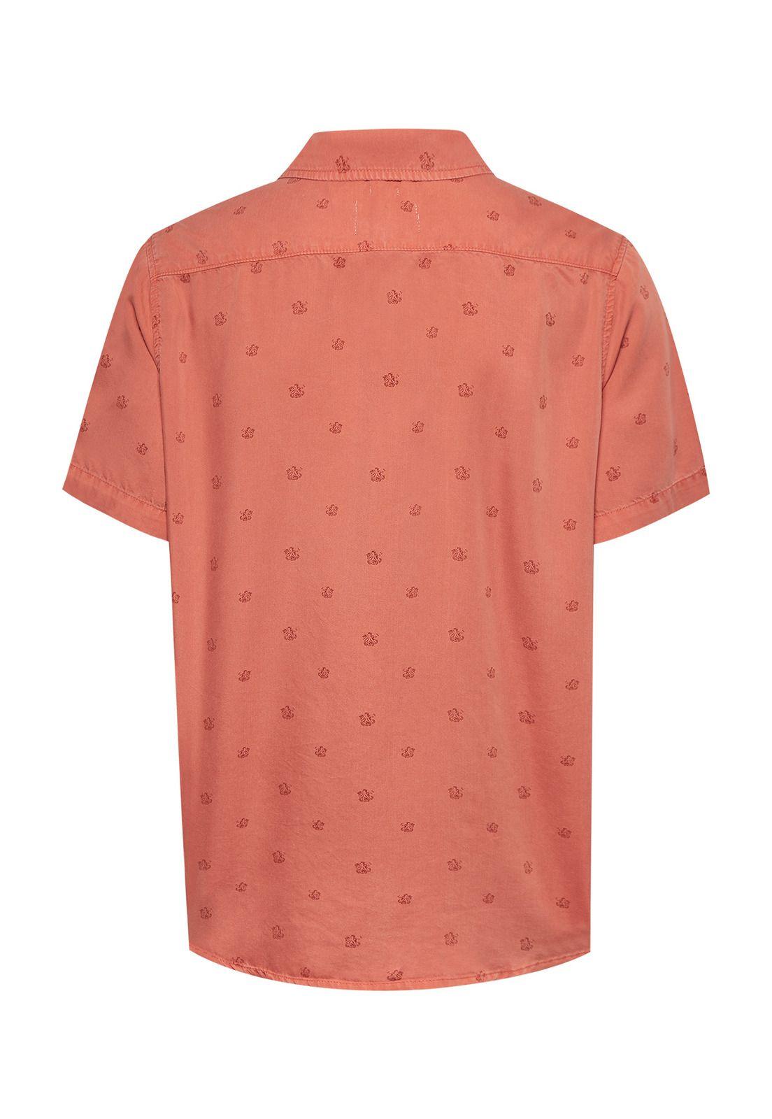 Camisa Tencel Hombre Tencelpri Rojo-1