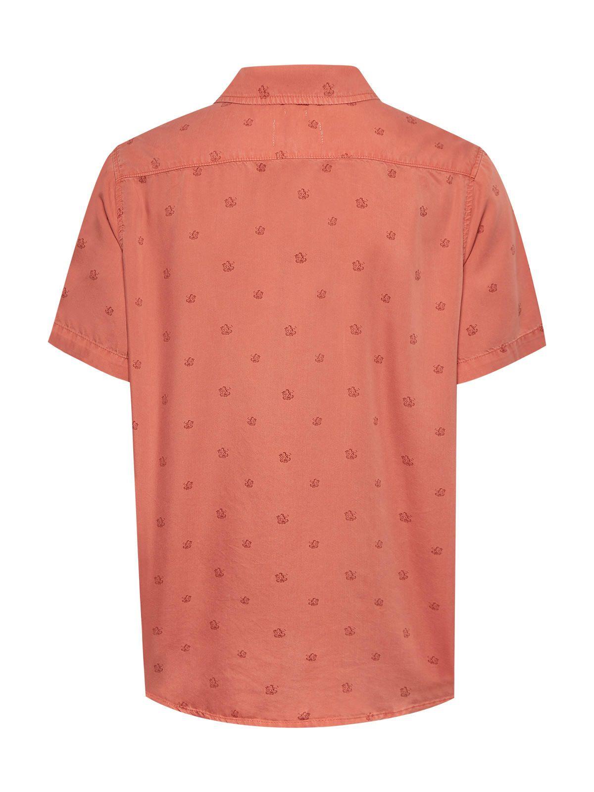 Camisa Tencel Hombre Tencelpri Rojo-1