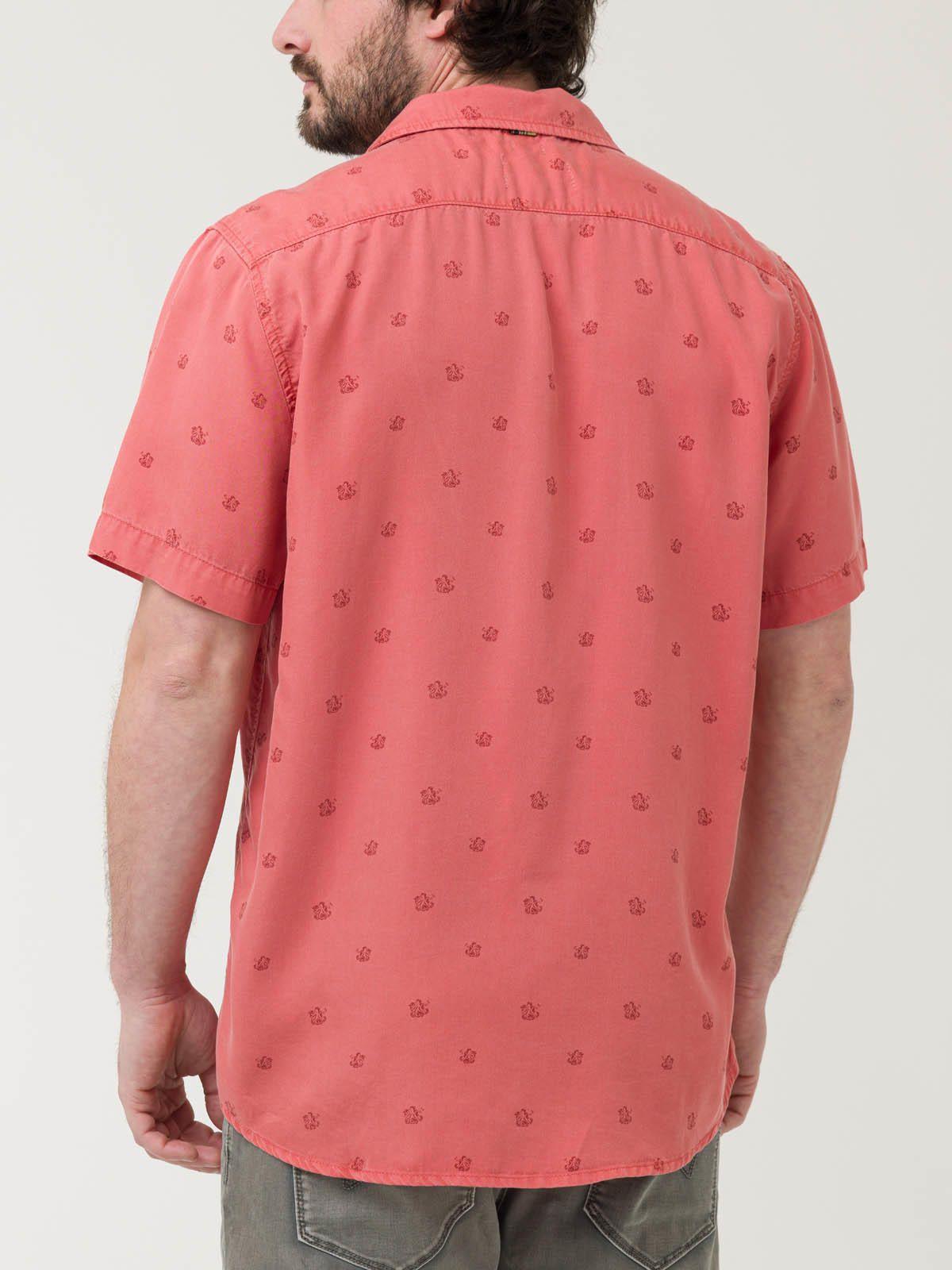 Camisa Tencel Hombre Tencelpri Rojo-5