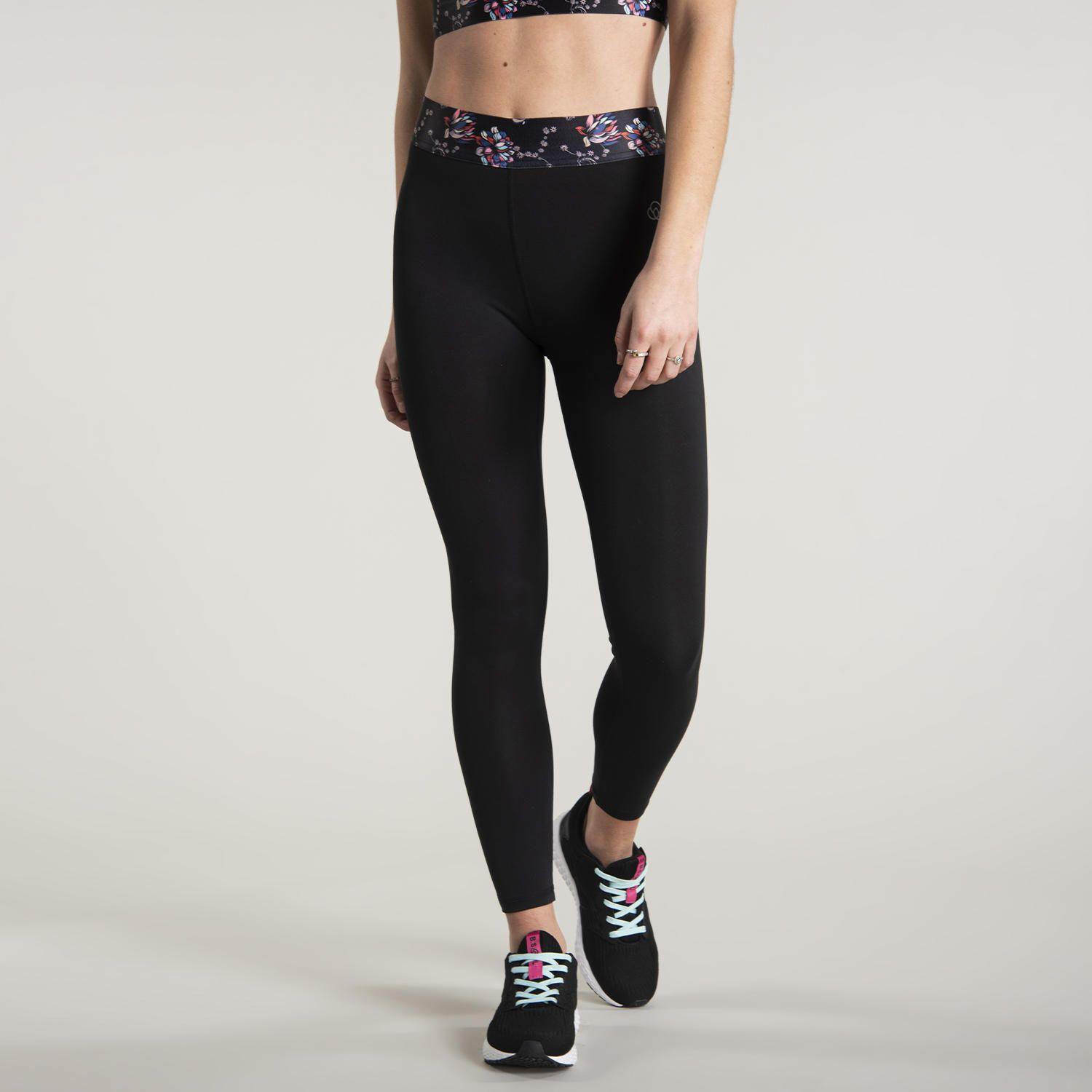 Calza Mujer Mid Rise Ankle Leg Negro-4