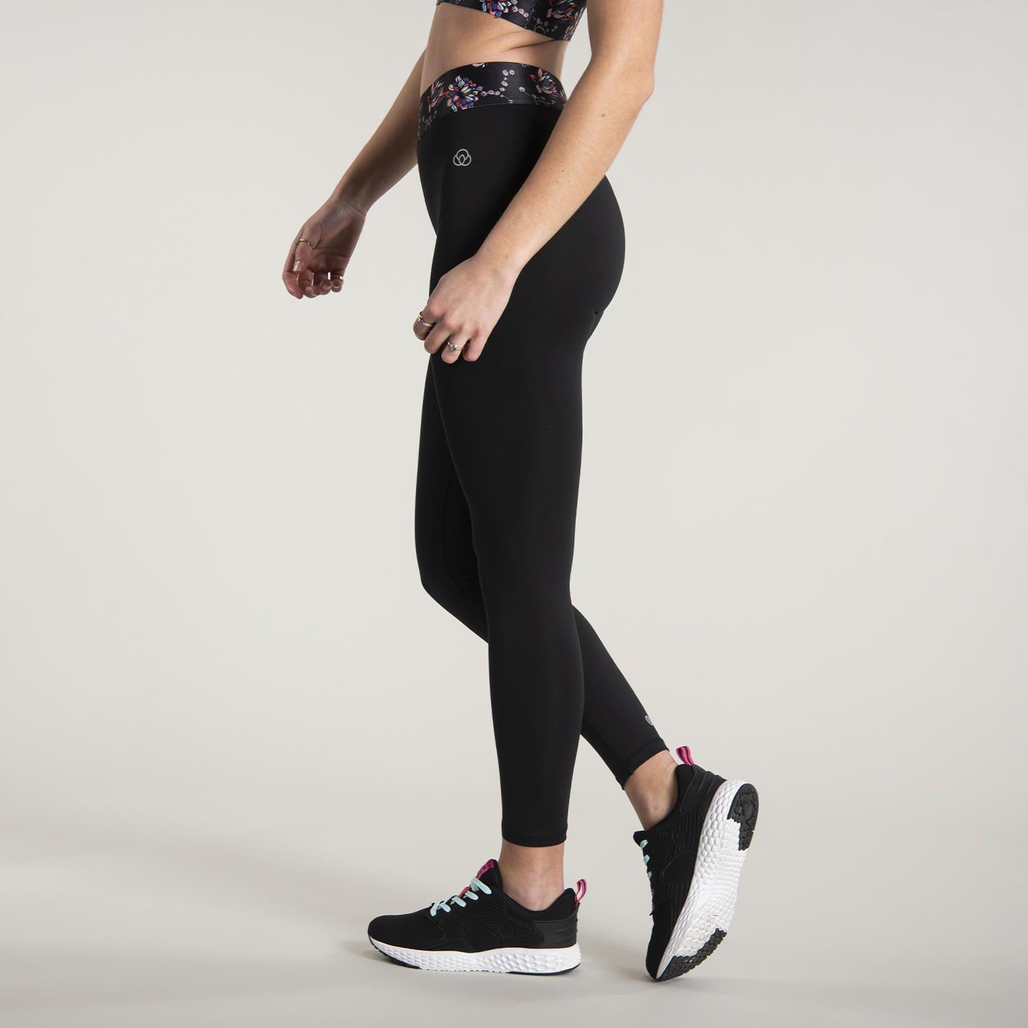 Calza Mujer Mid Rise Ankle Leg Negro-5