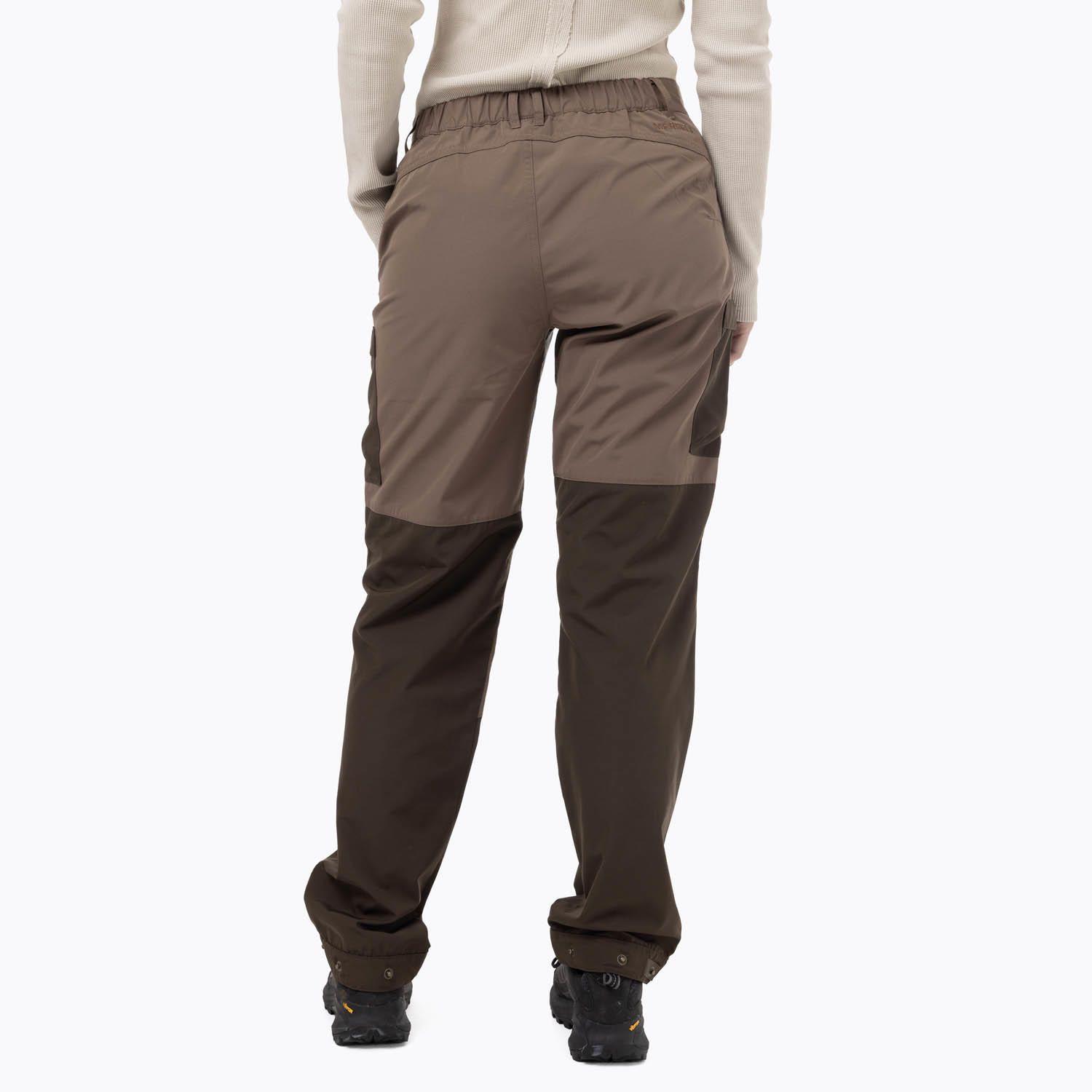 Pantalón Mujer Techn With Pre-Shaped Knees Café-3