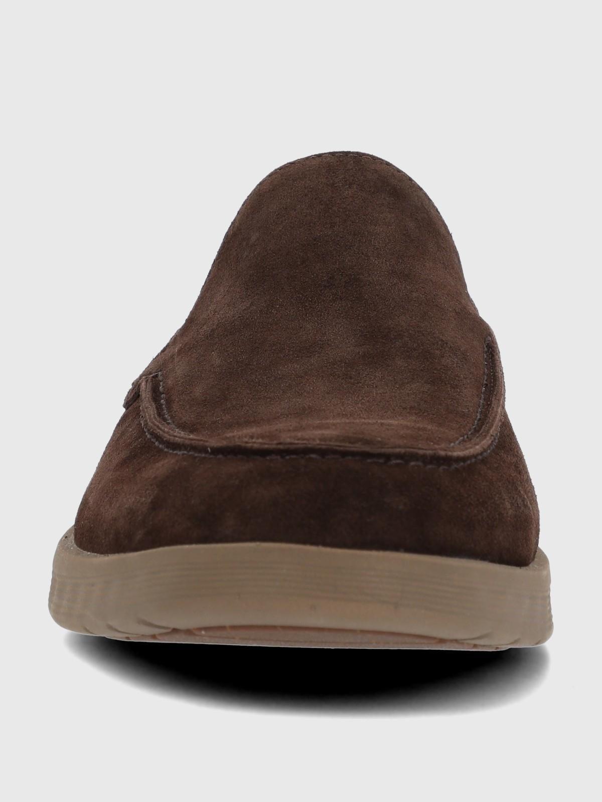 Mocasin Cuero Hombre Spinal Moc Café-3