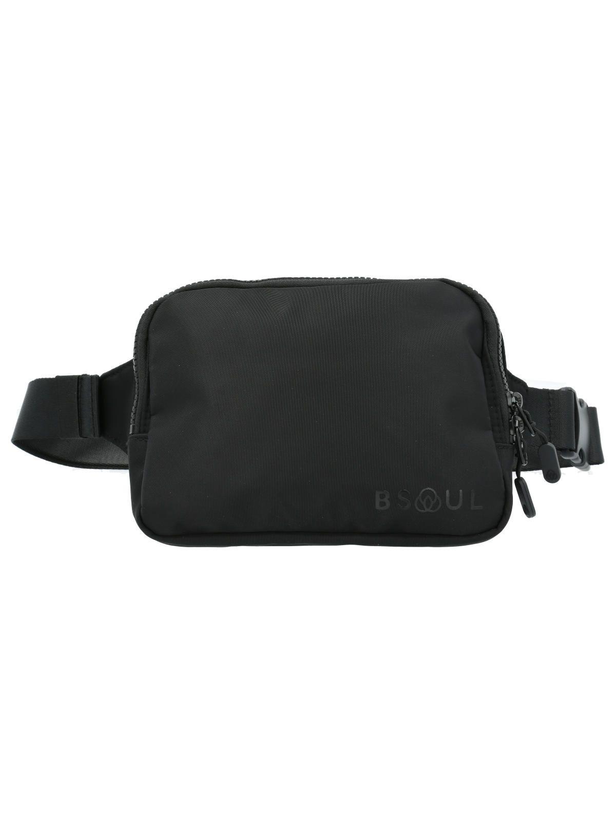 Banano Mujer Classic Waistbag Negro-0