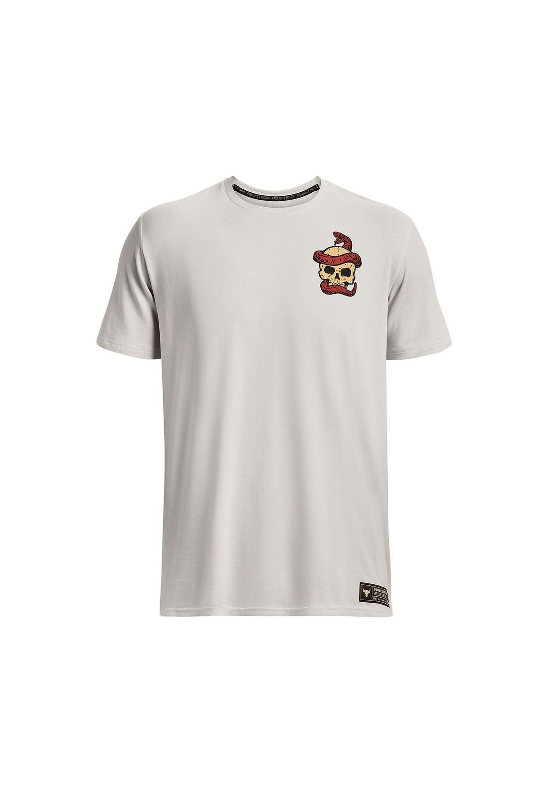 Polera M/C Training Project Rock Cobra Blanco Hombre-0