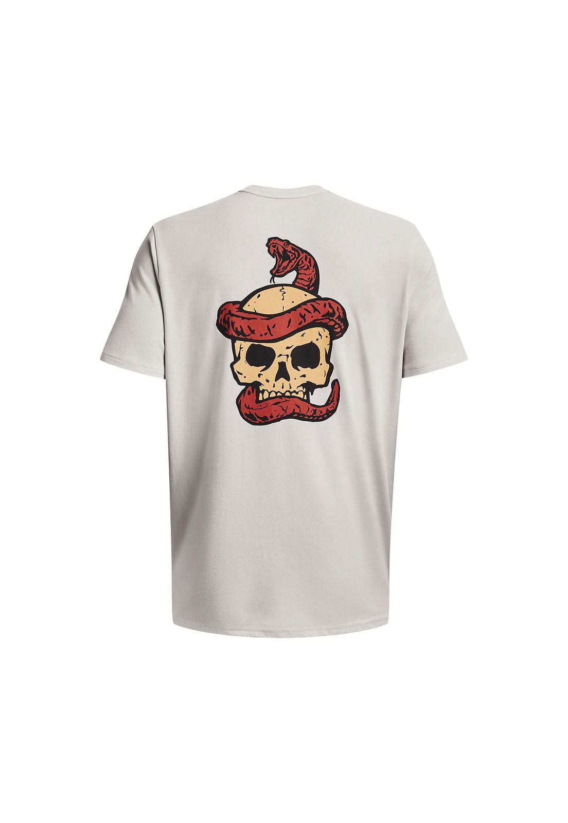 Polera M/C Training Project Rock Cobra Blanco Hombre-1