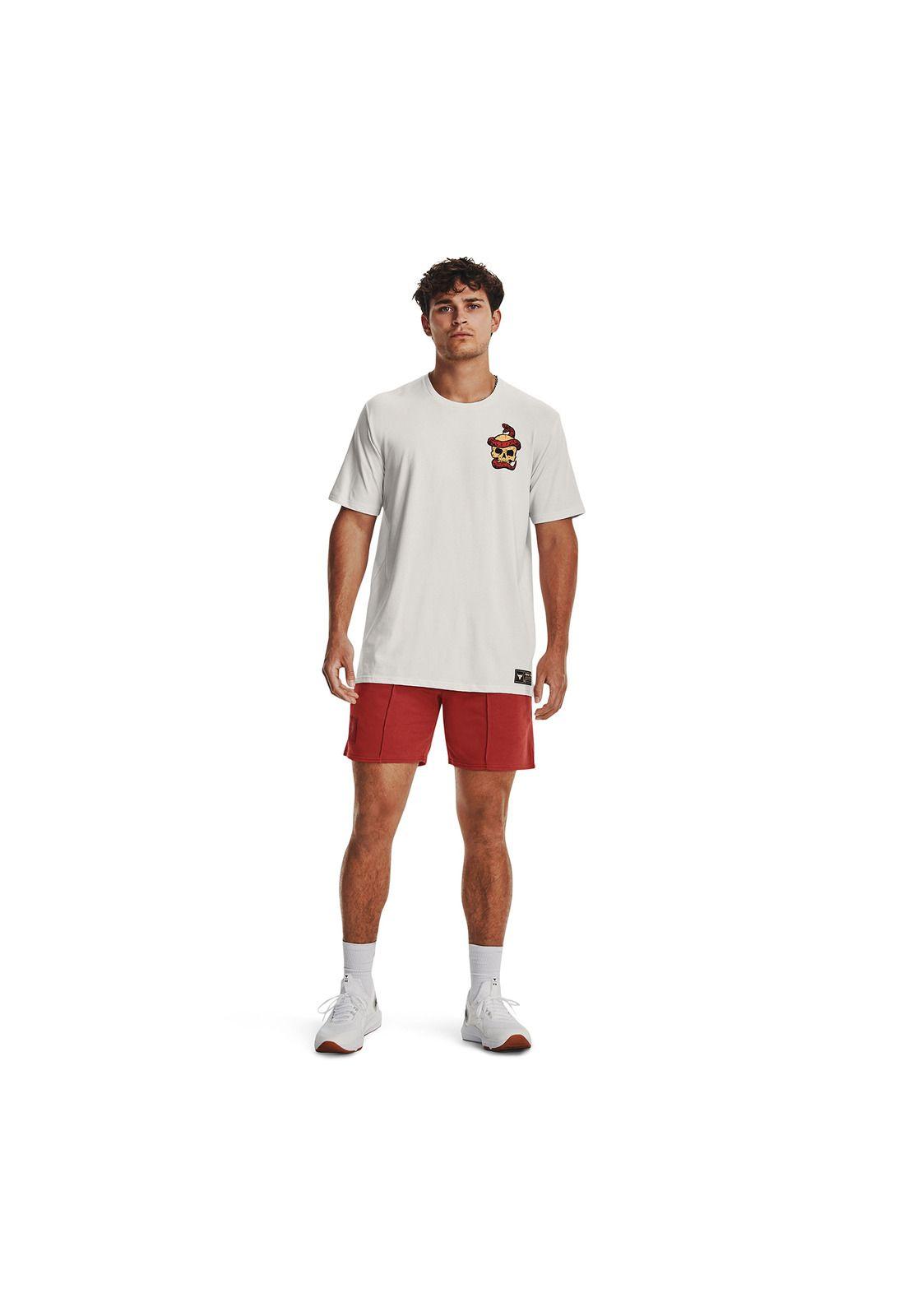 Polera M/C Training Project Rock Cobra Blanco Hombre-5