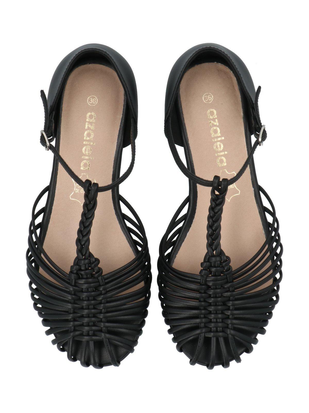 Sandalia Mujer Orna Negro-7