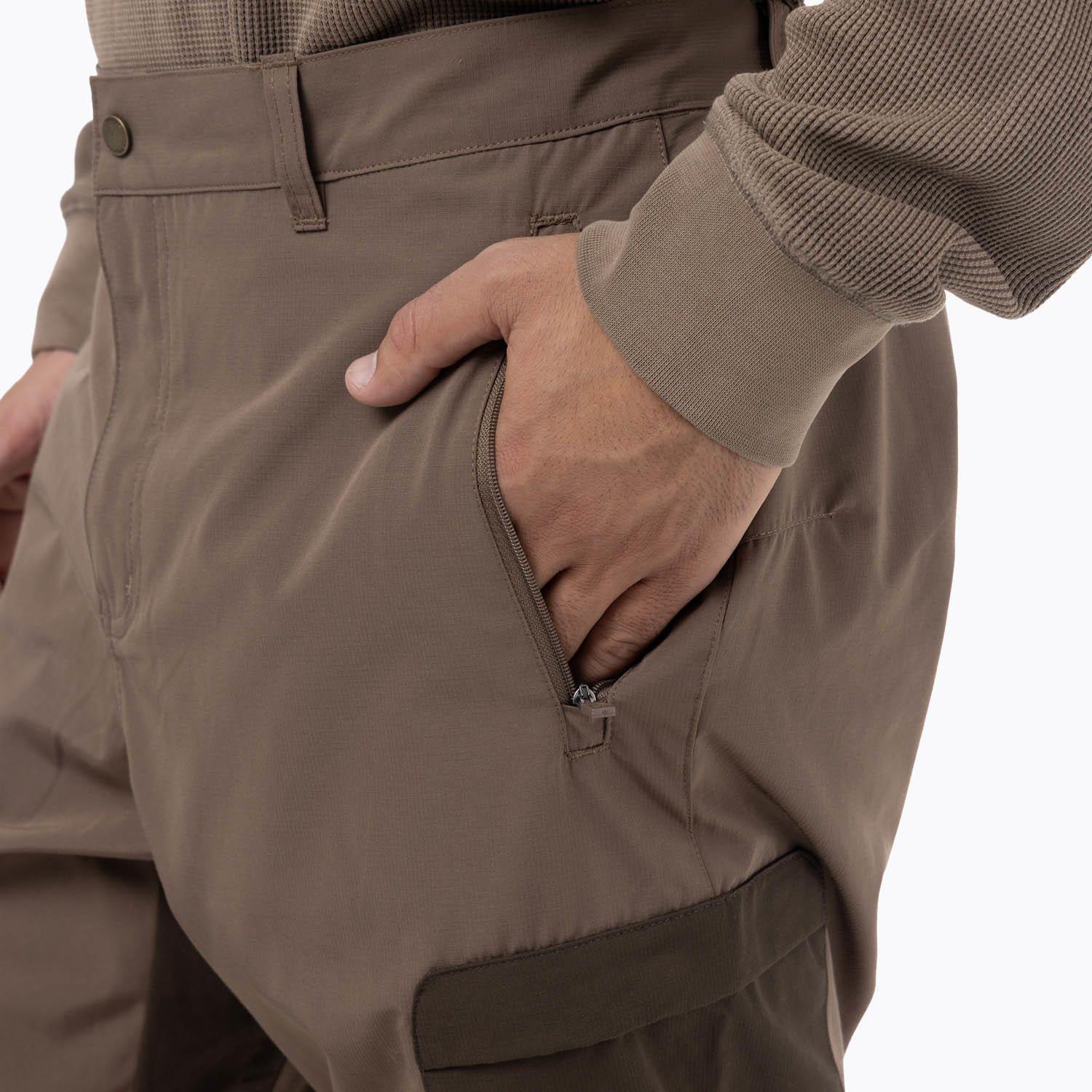 Pantalón Hombre Yoxis Techn PShaped Kns Café-5