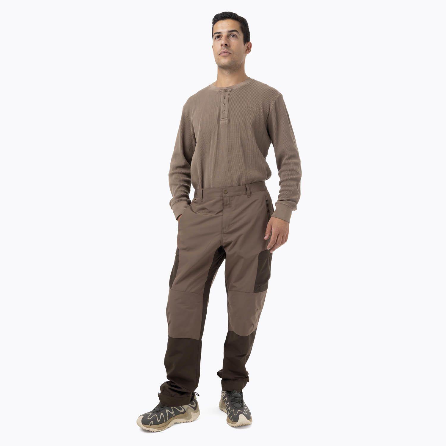 Pantalón Hombre Yoxis Techn PShaped Kns Café-8