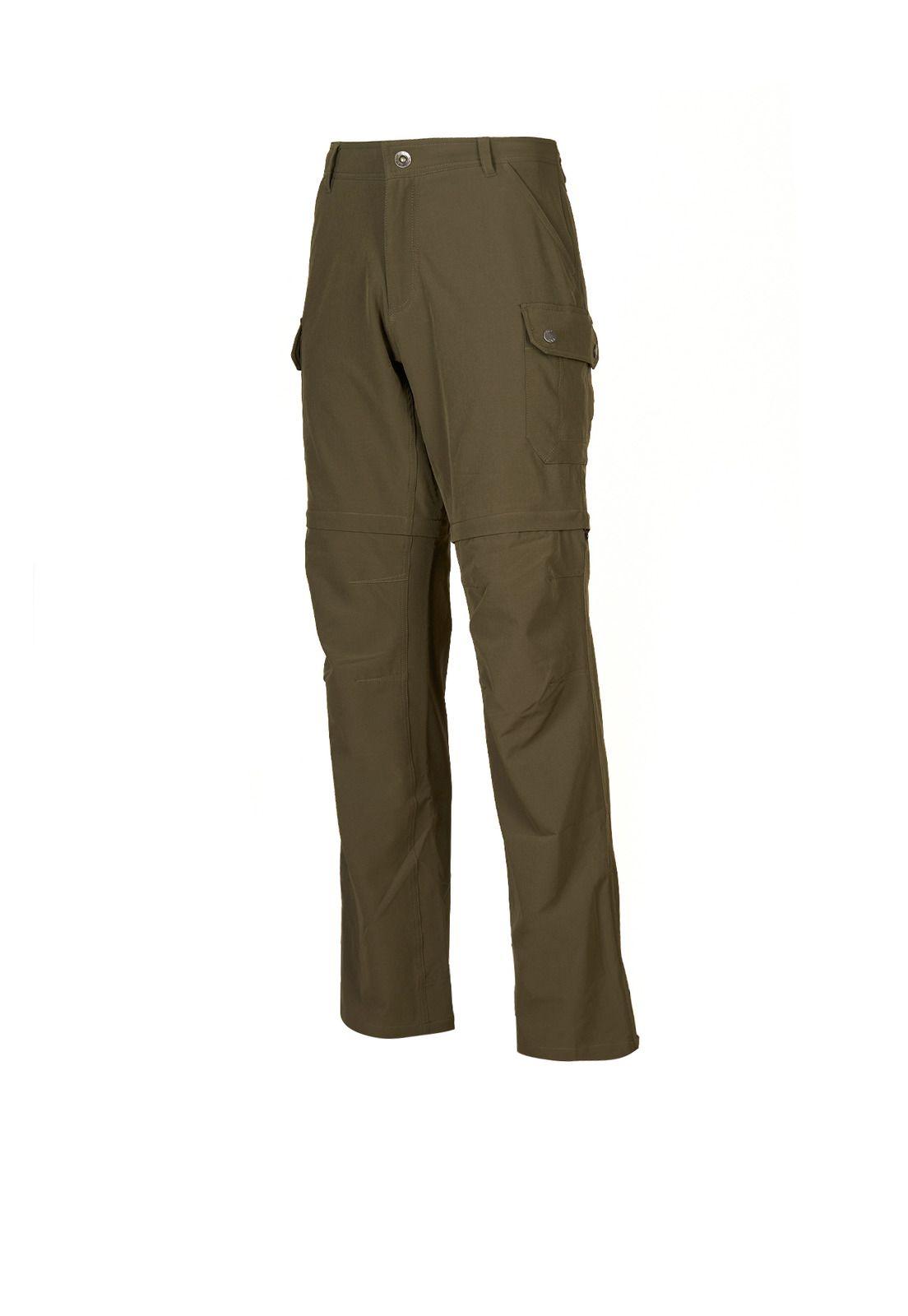 Pantalón Desmontable Fib Reciclada Mujer Verde-0