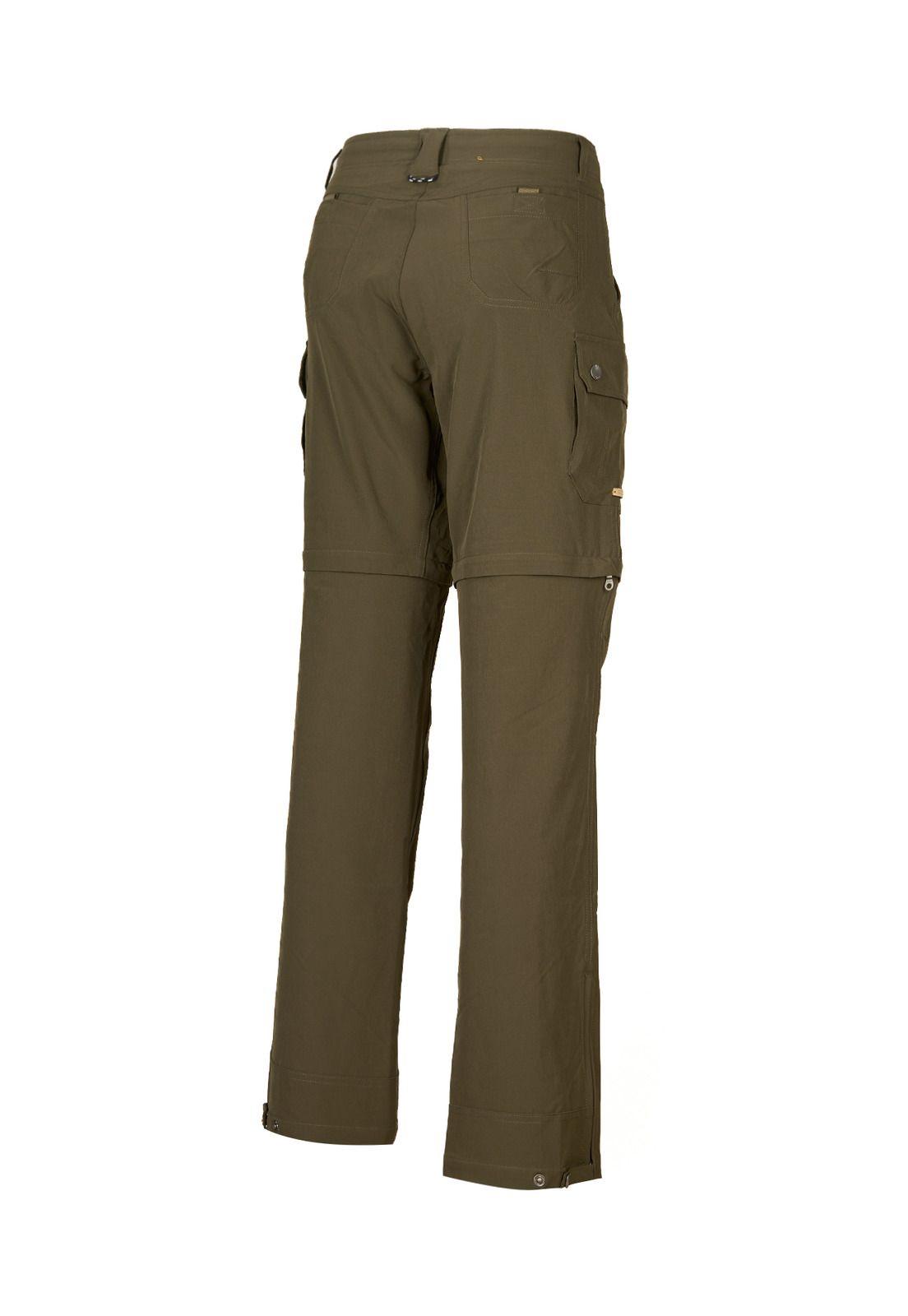 Pantalón Desmontable Fib Reciclada Mujer Verde-1
