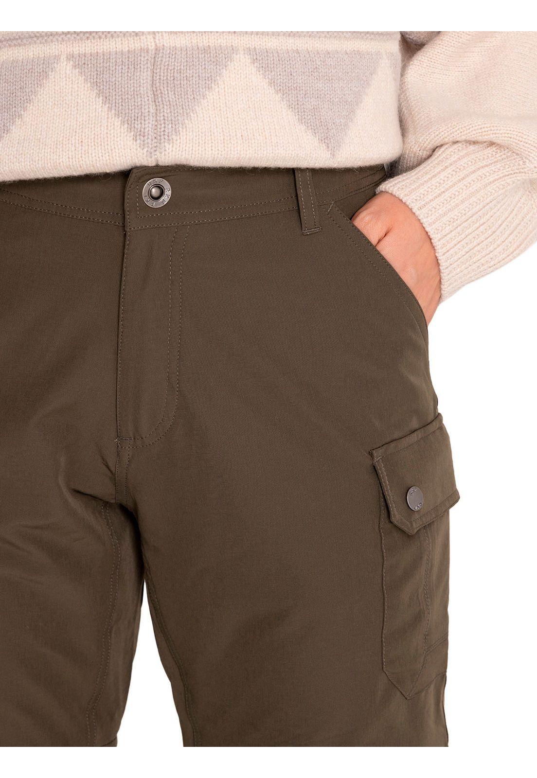 Pantalón Desmontable Fib Reciclada Mujer Verde-7