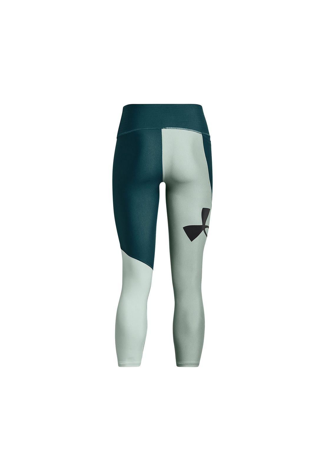 Calza HeatGear mujer Verde-1