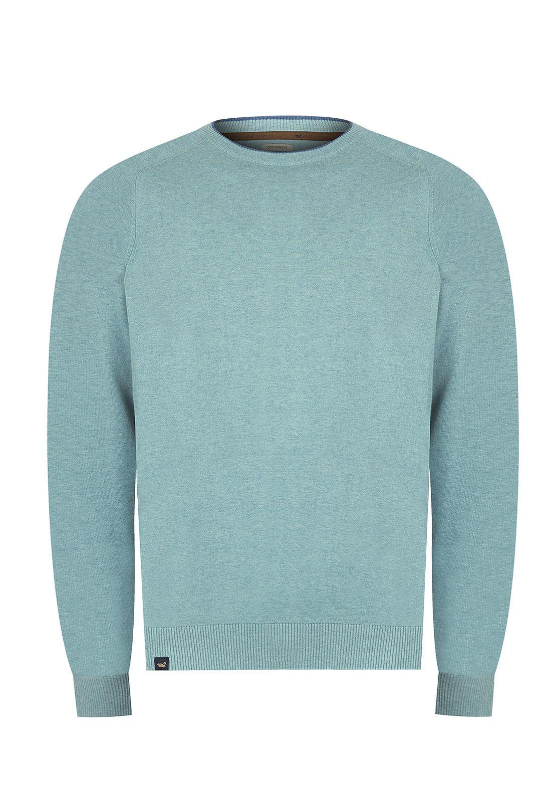 Chaleco Algodón Orgánico Angri Azul Hombre -0