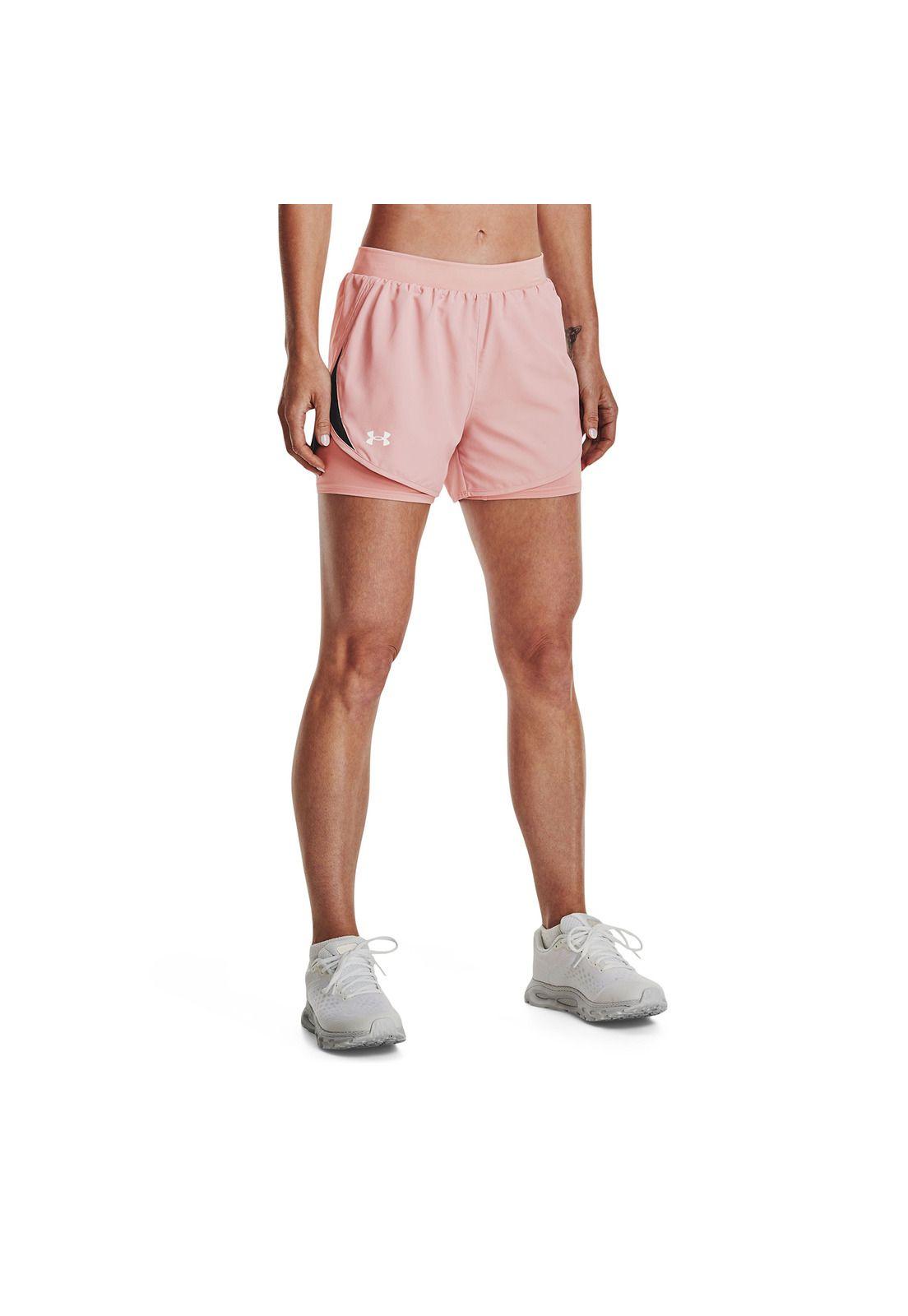 Short Mujer Fly By 2.0 2N1 Rosado-2