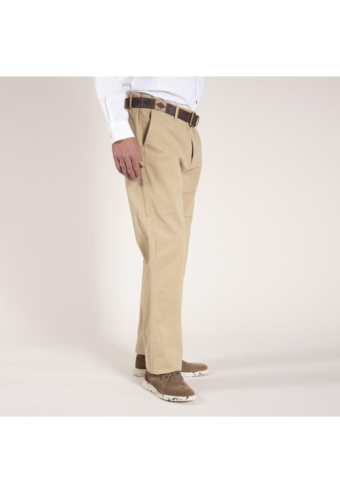 Pantalon Algodón Gabardine Khaki Hombre Rockford-1