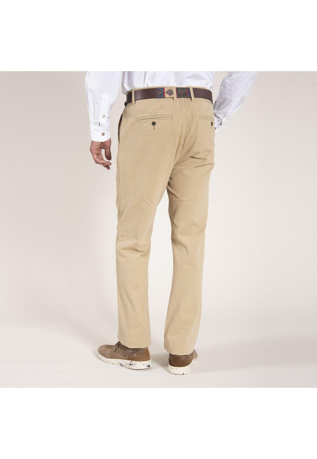 Pantalon Algodón Gabardine Khaki Hombre Rockford-2