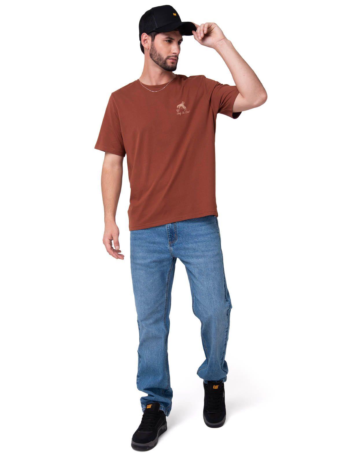 Polera Manga Corta Hombre Western Café-4