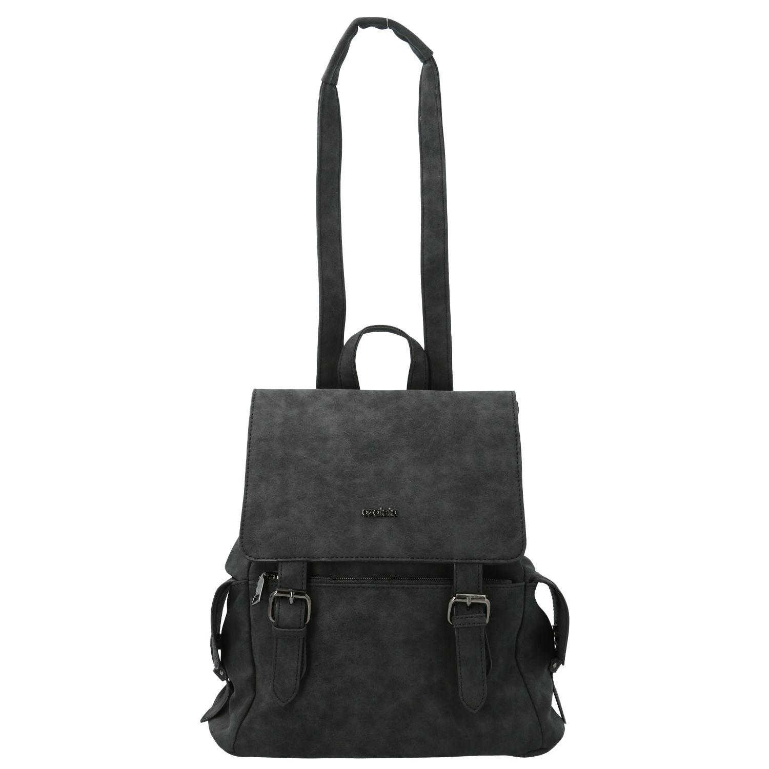 Cartera Rex Backbag Negro Mujer-4