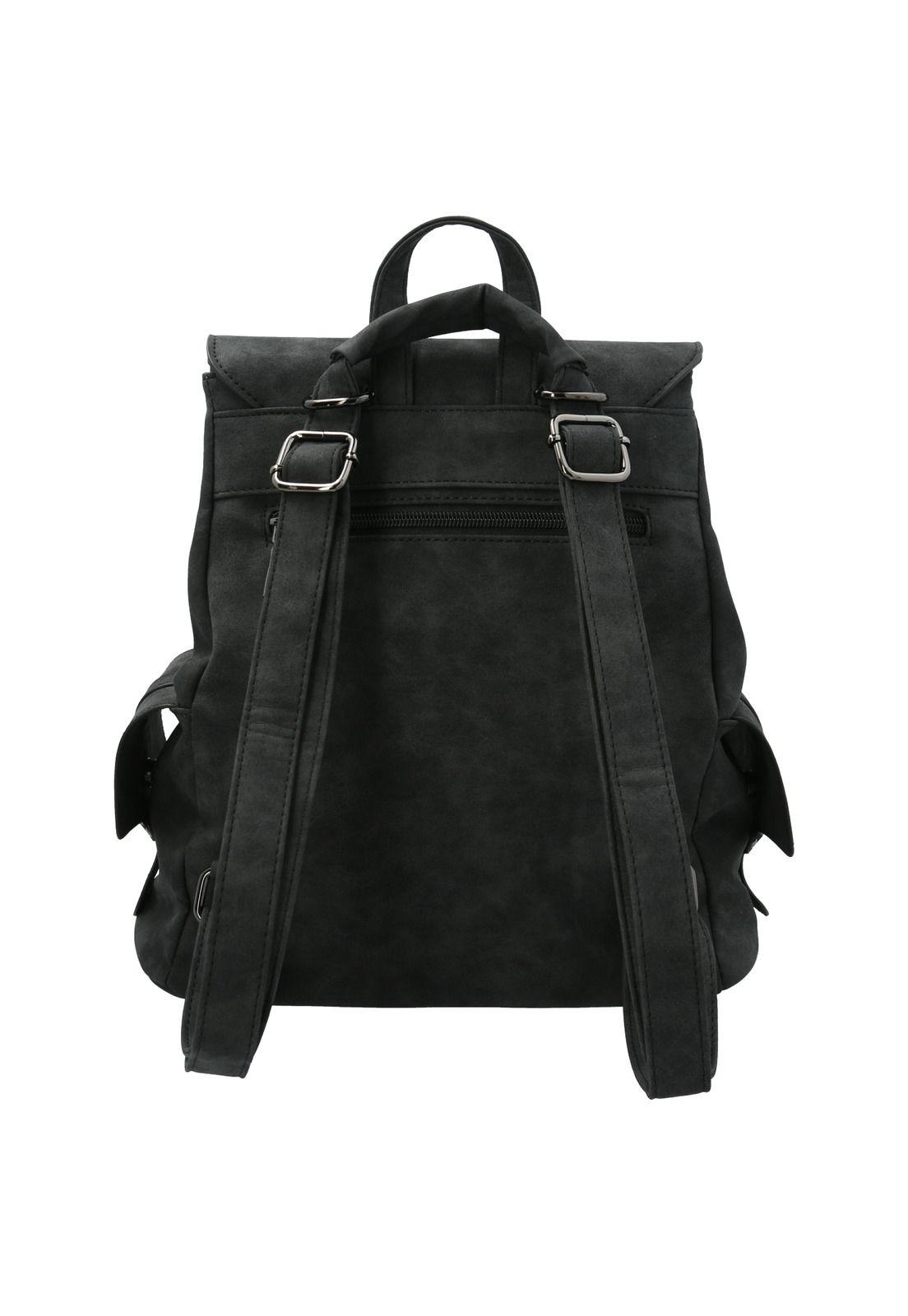 Cartera Rex Backbag Negro Mujer-2