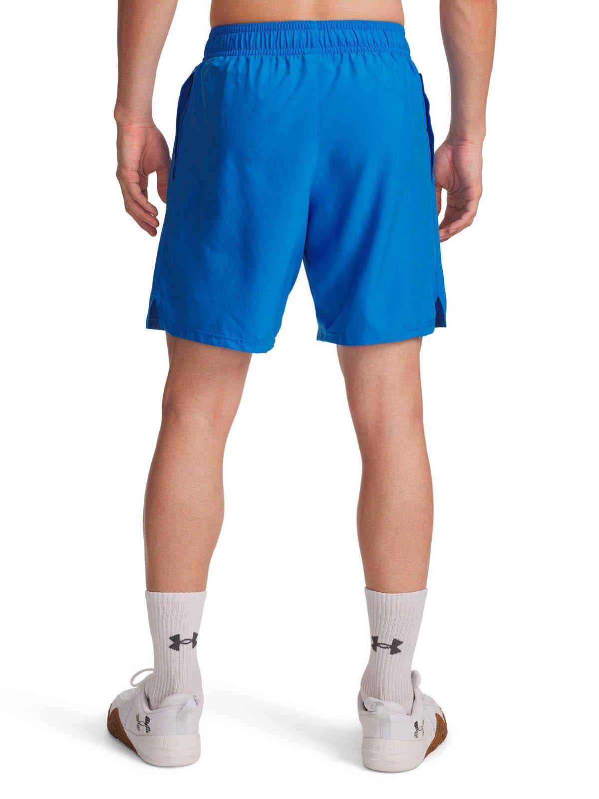 Short Training   hombre Tech Woven Wordmark Azul -1