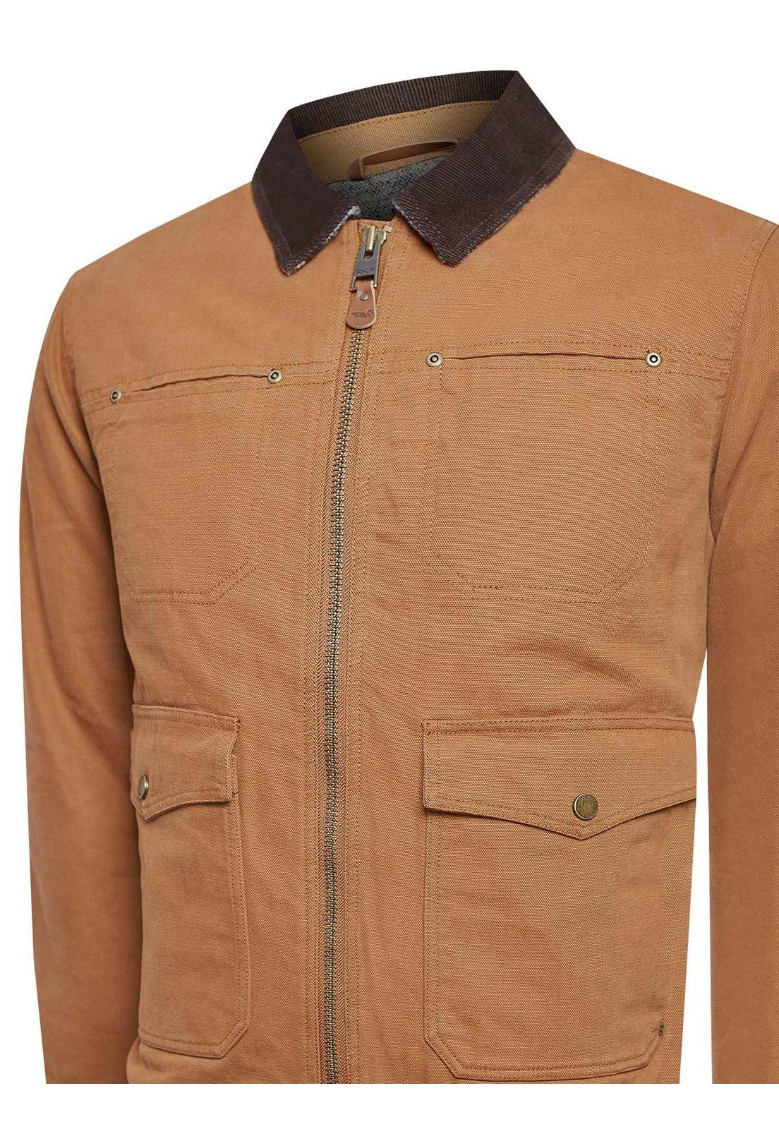Chaqueta Algodón Orgánico Hombre Tundra Café-3