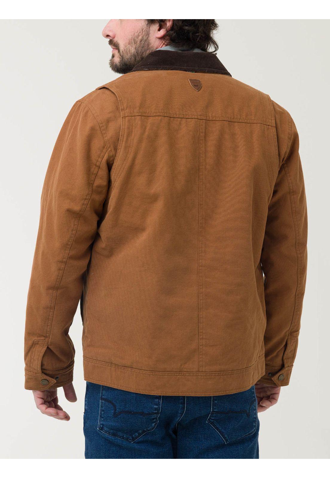 Chaqueta Algodón Orgánico Hombre Tundra Café-6