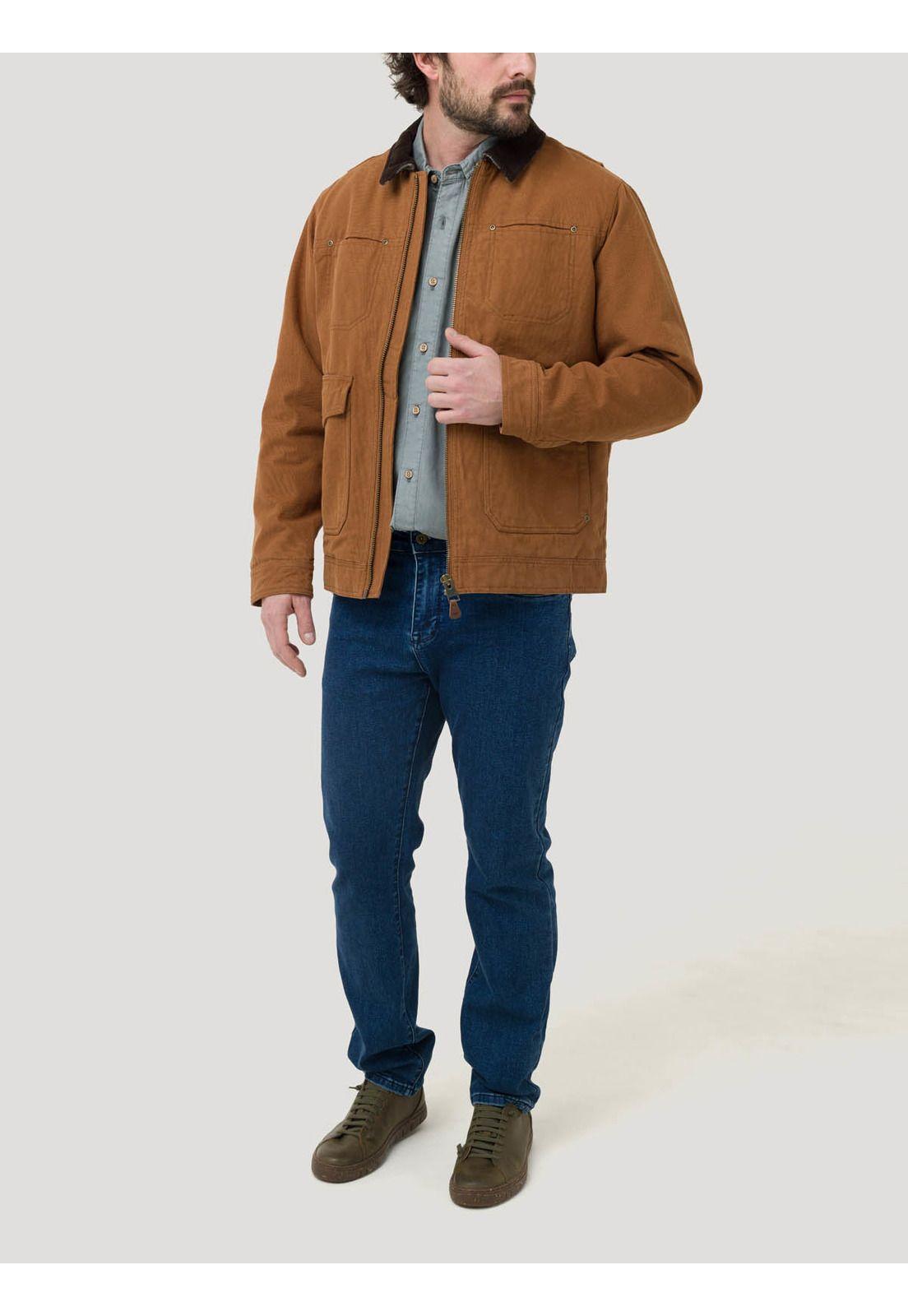 Chaqueta Algodón Orgánico Hombre Tundra Café-9