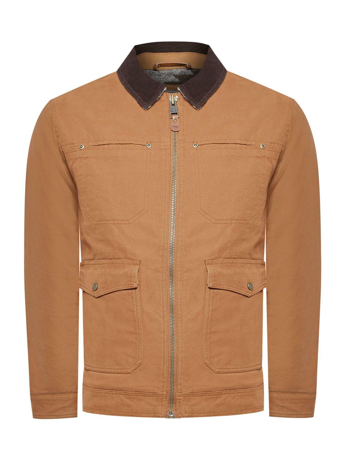 Chaqueta Algodón Orgánico Hombre Tundra Café-0