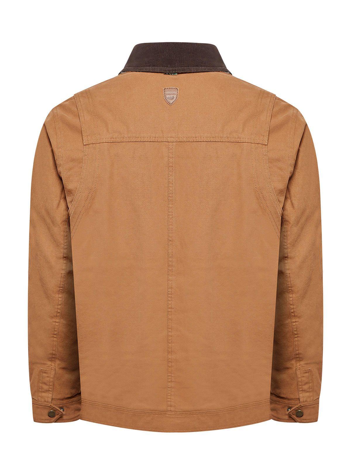 Chaqueta Algodón Orgánico Hombre Tundra Café-1
