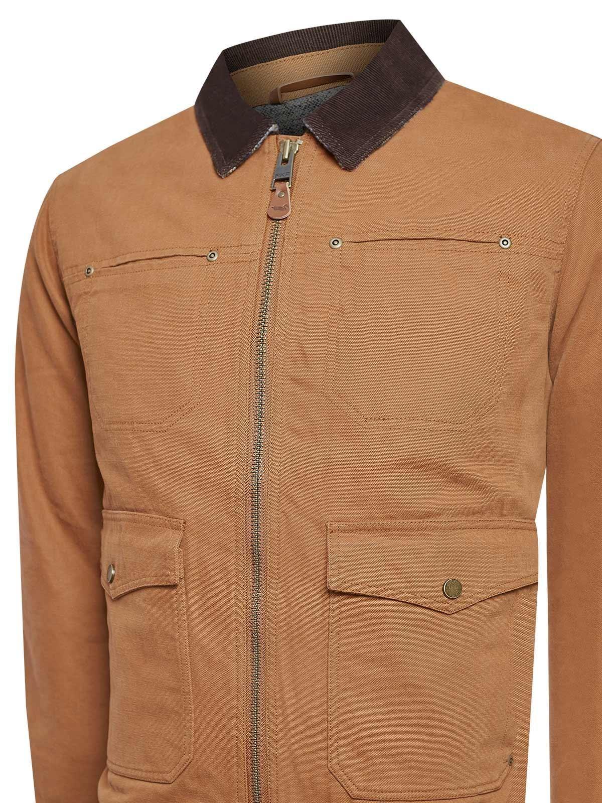 Chaqueta Algodón Orgánico Hombre Tundra Café-3