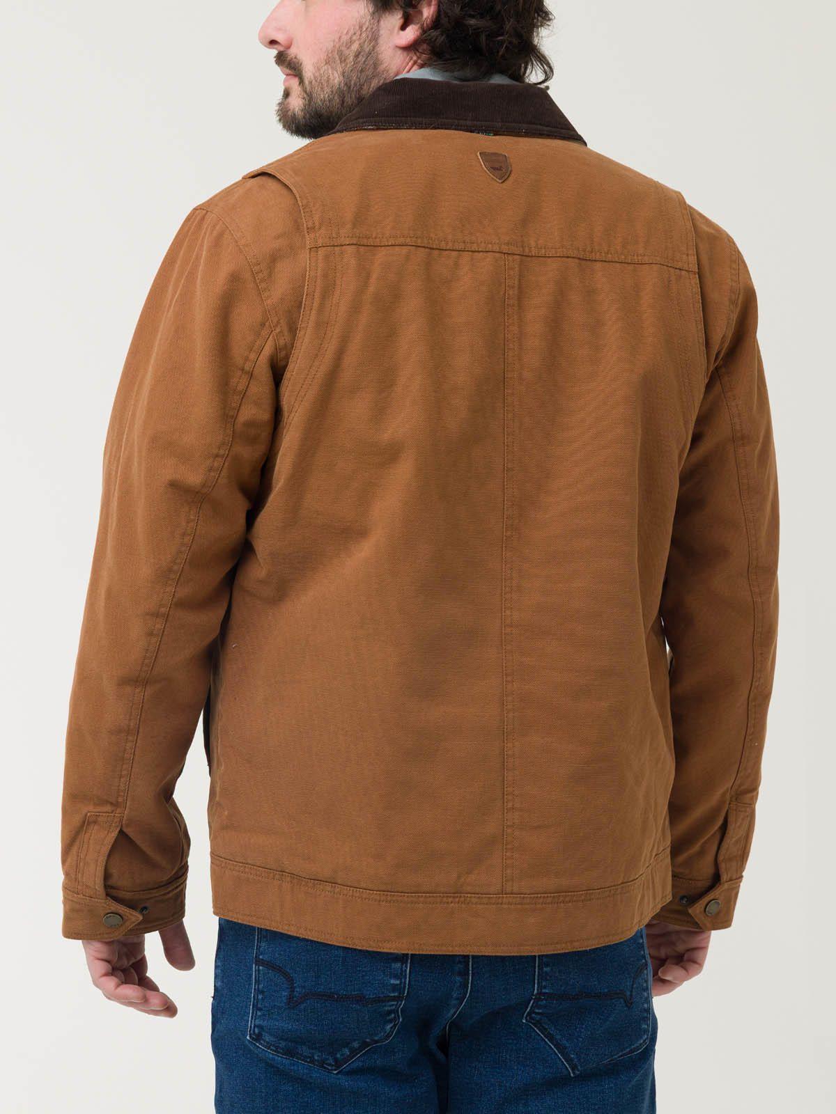 Chaqueta Algodón Orgánico Hombre Tundra Café-6