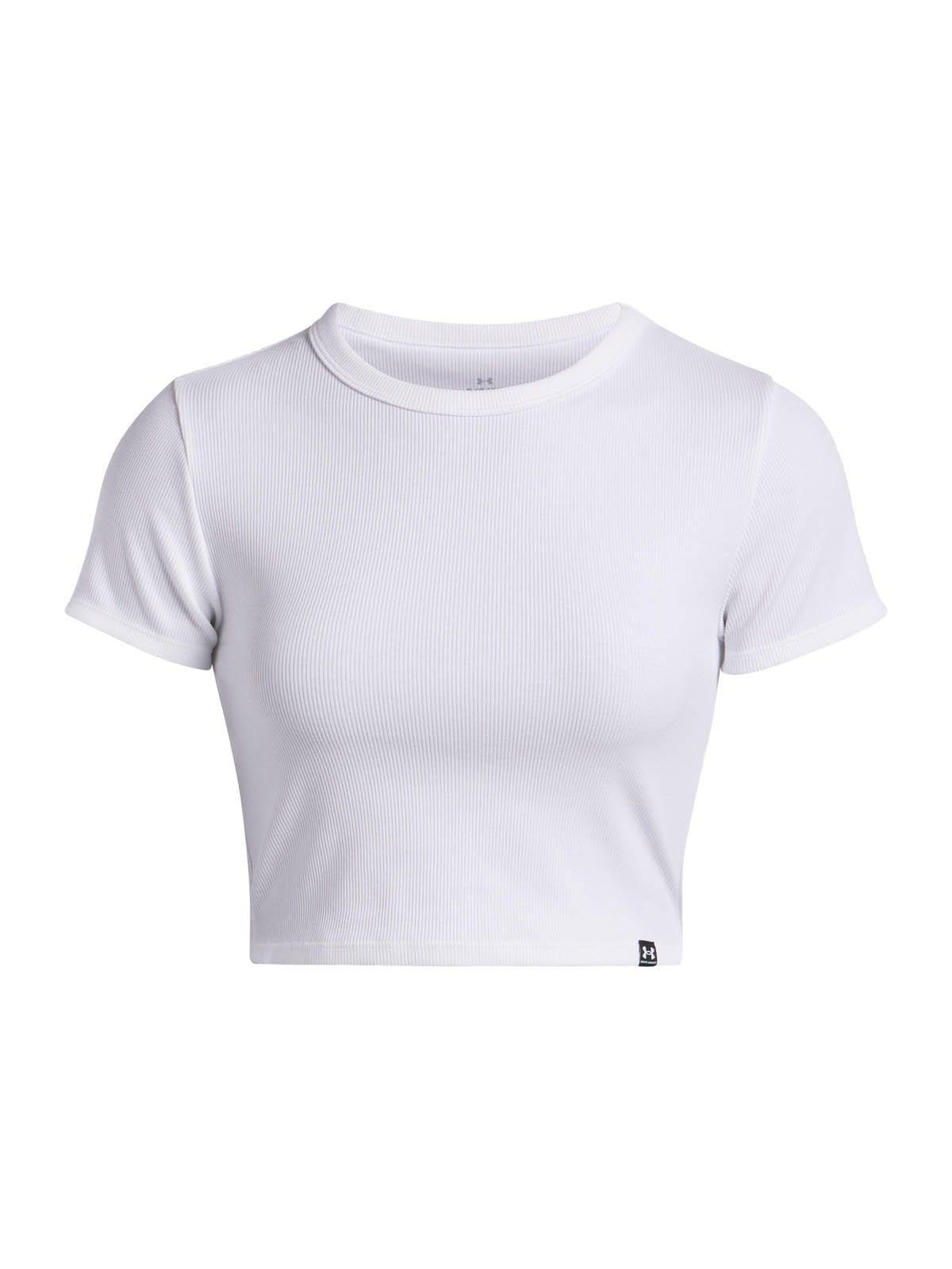 Polera Manga Corta Lifestyle  mujer Rival Rib Baby blanco -0