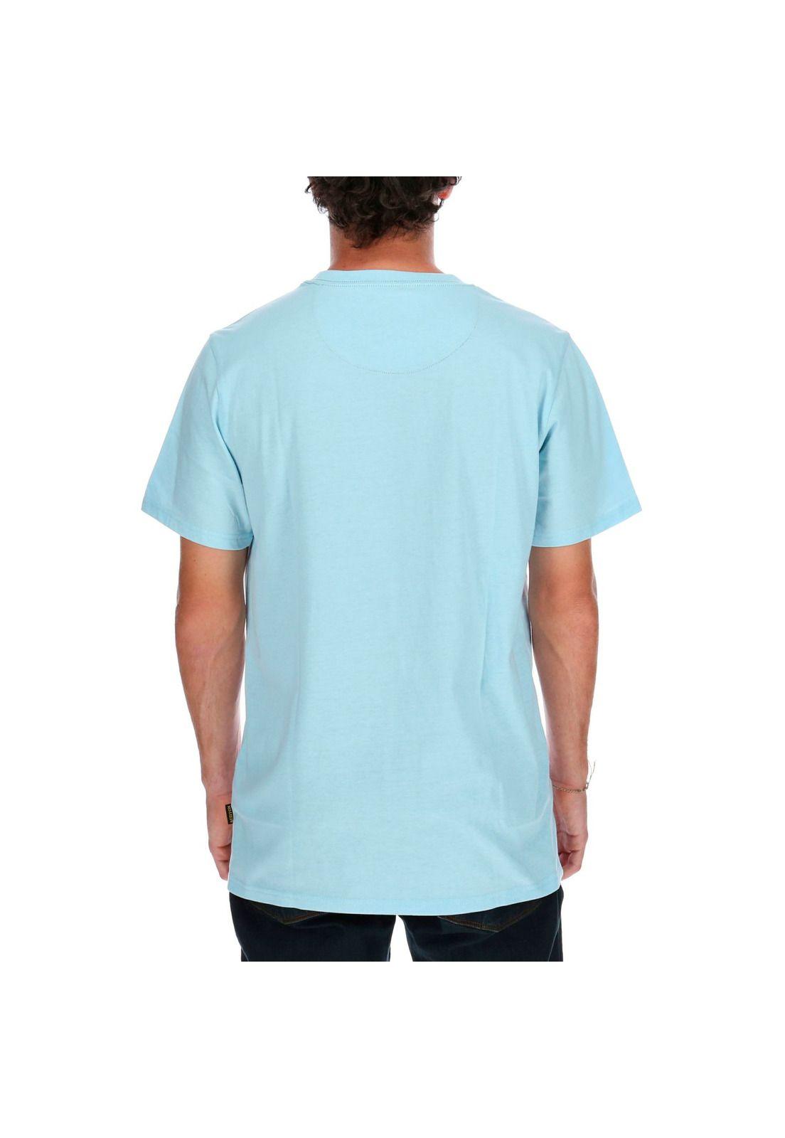 Polera M/C  Hombre Vortice Celeste-2