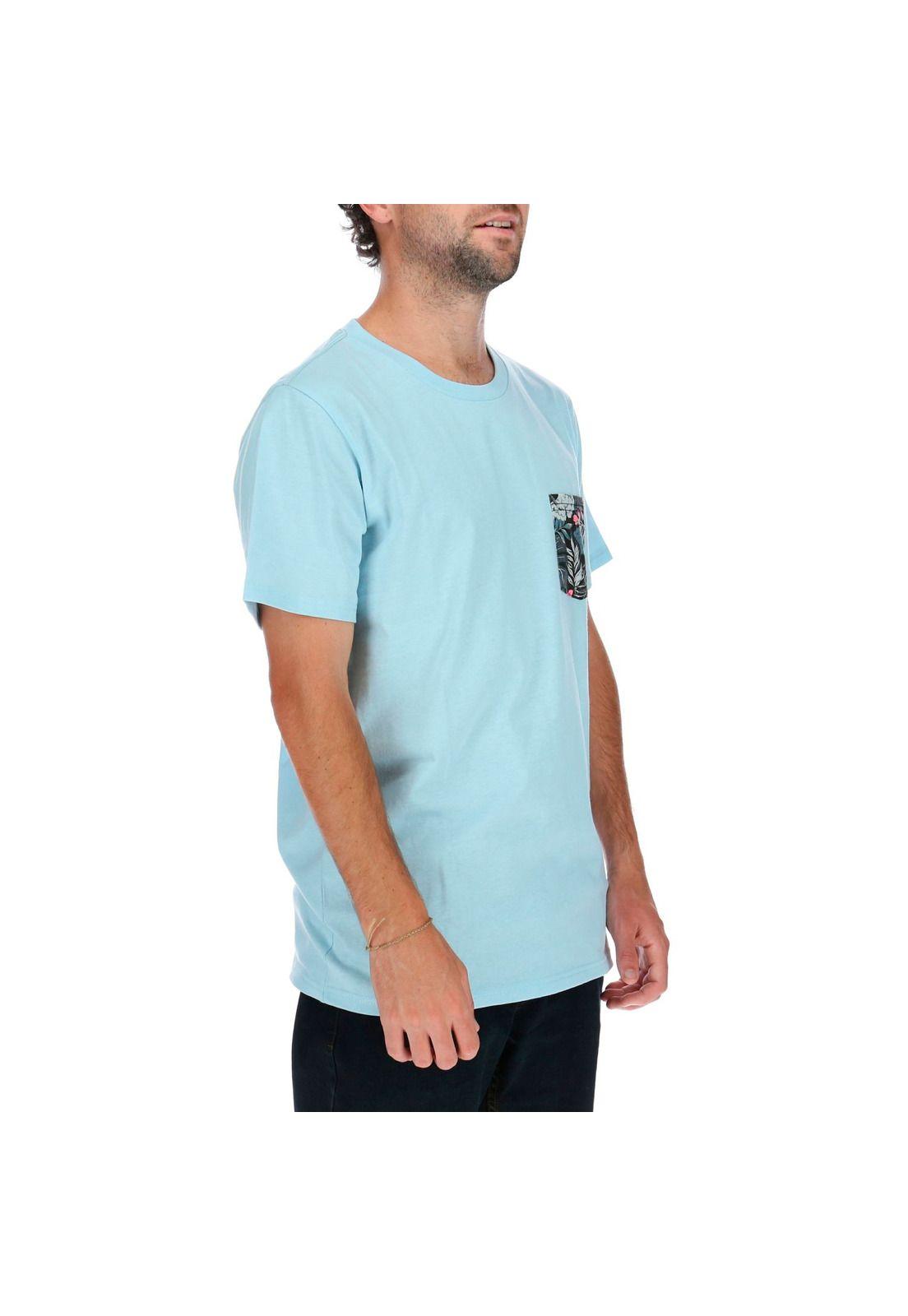 Polera M/C  Hombre Vortice Celeste-3