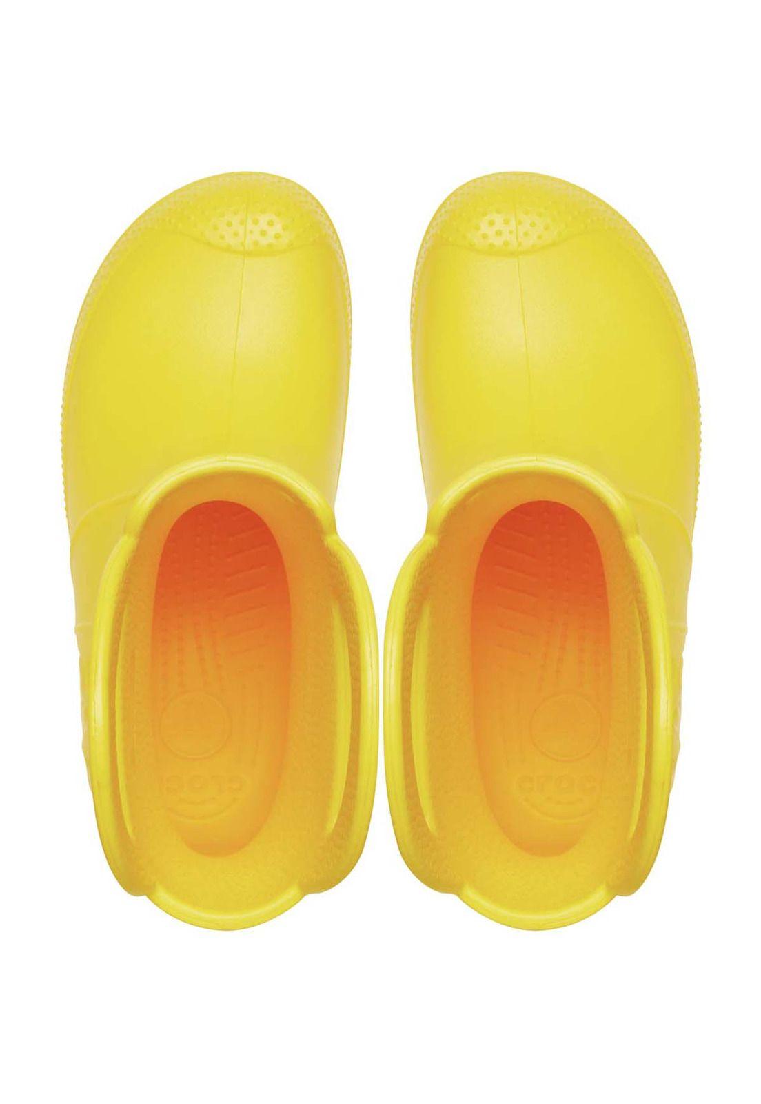 Bota de agua Crocs Niña Handle It Boot K Amarillo-4
