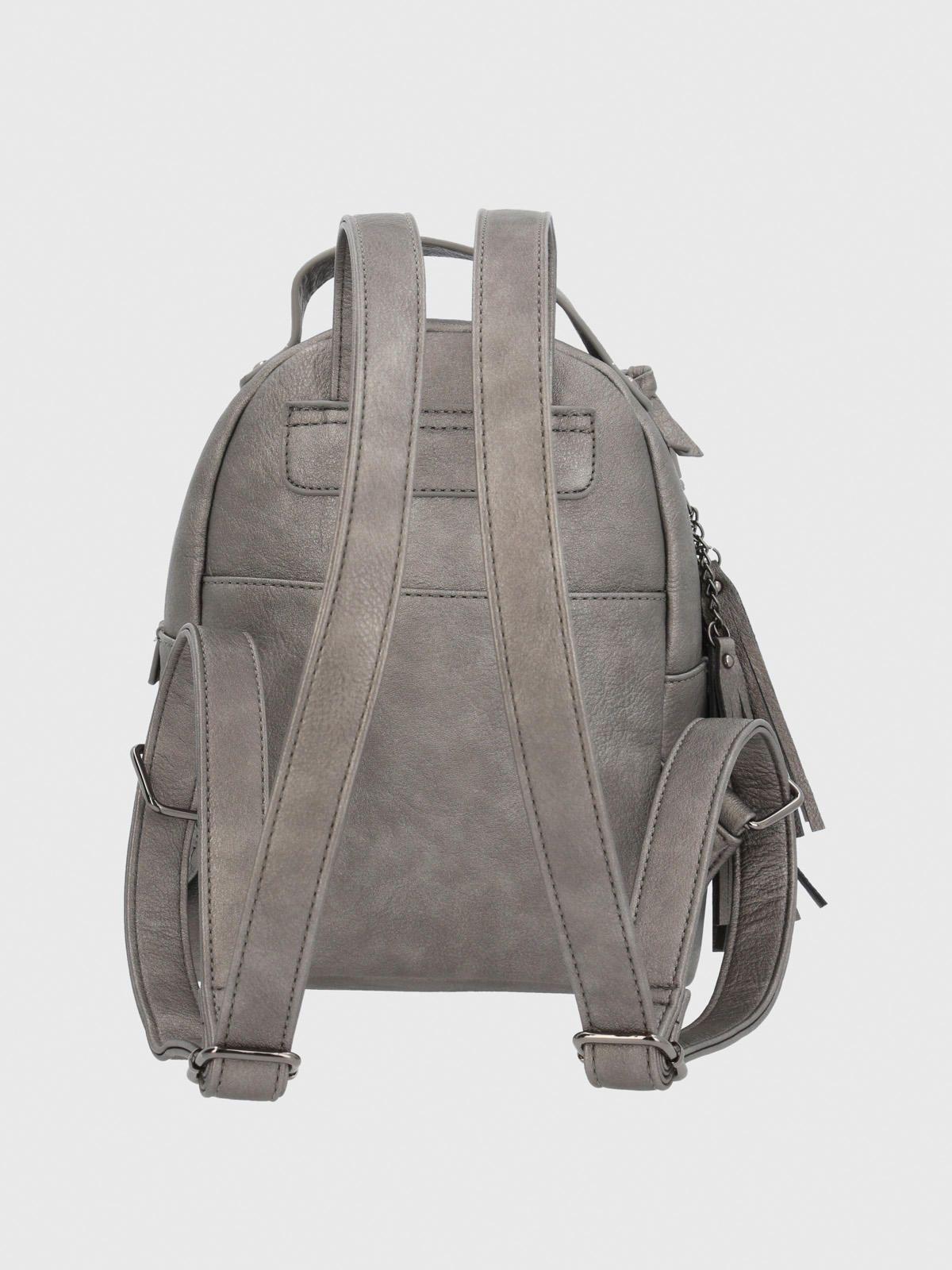 Mochila Ecocuero Mujer Metal-2