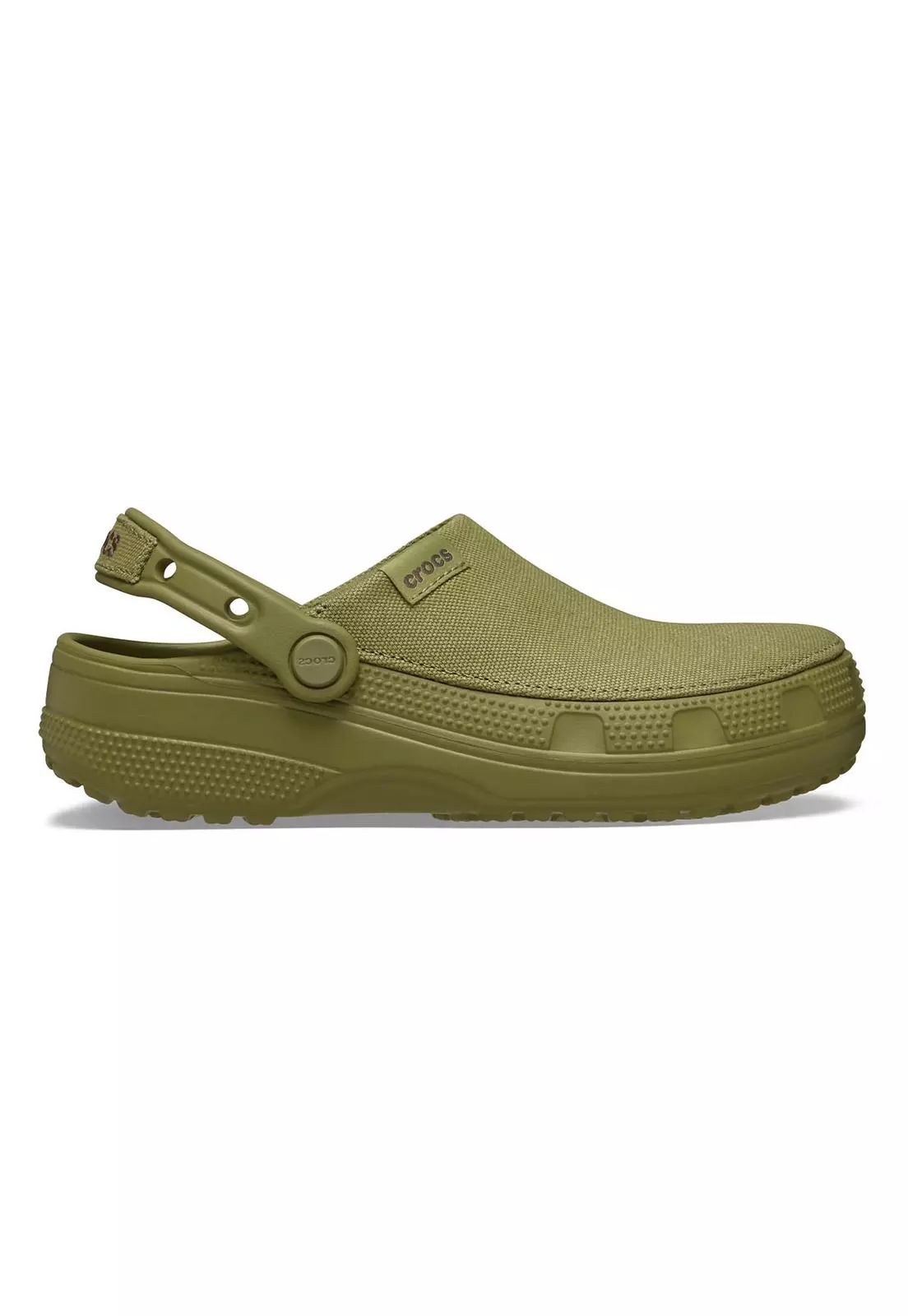 Zueco Crocs Mujer Crafted Clog Verde Militar-0