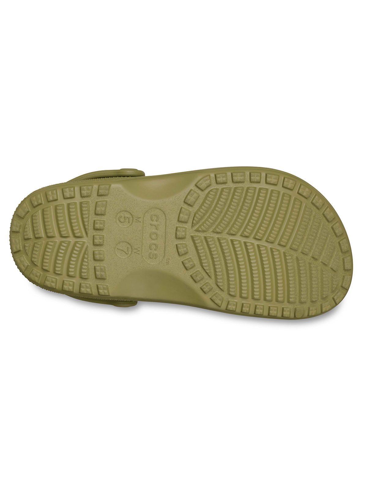 Zueco Crocs Mujer Crafted Clog Verde Militar-5