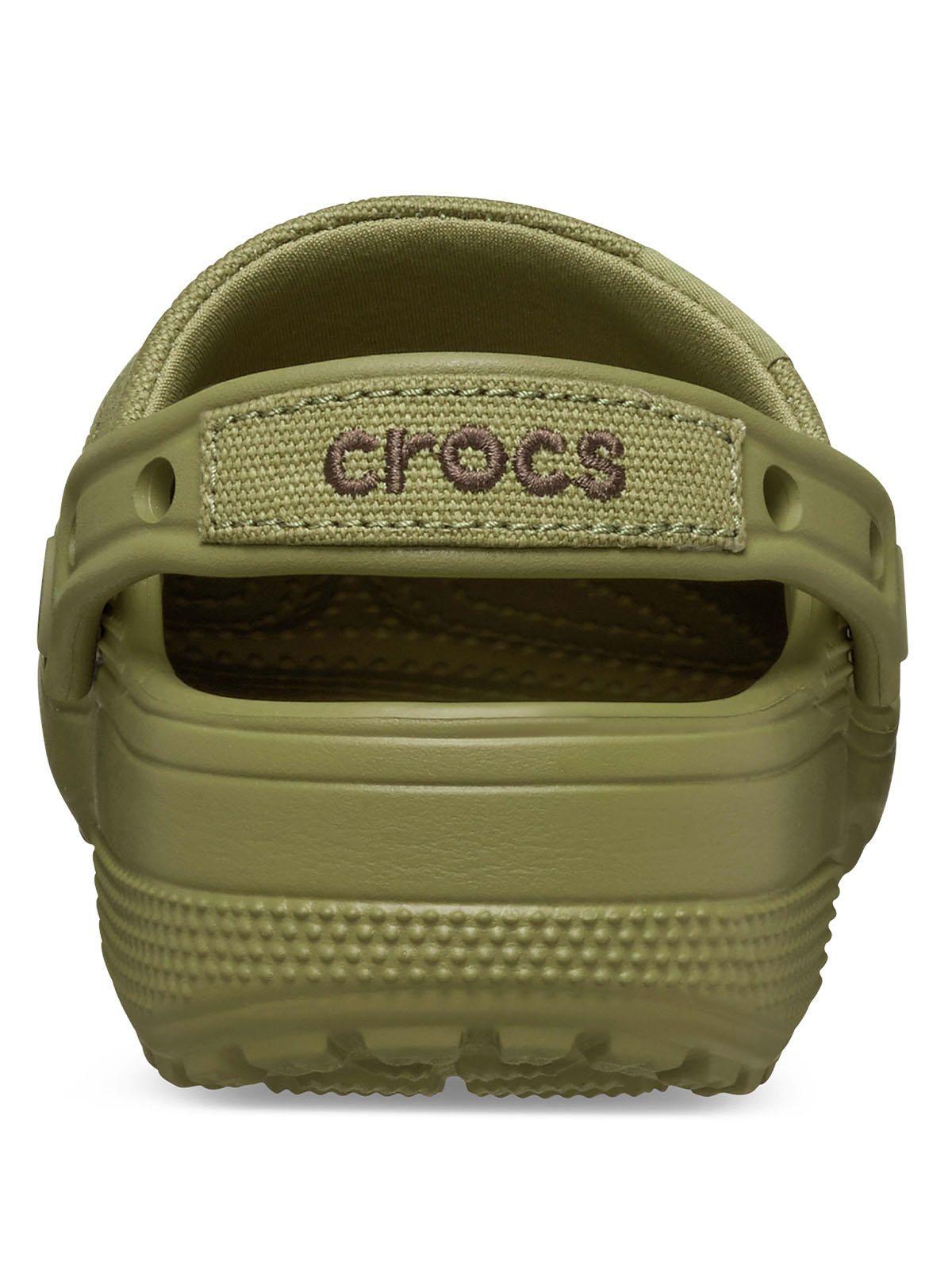 Zueco Crocs Mujer Crafted Clog Verde Militar-7