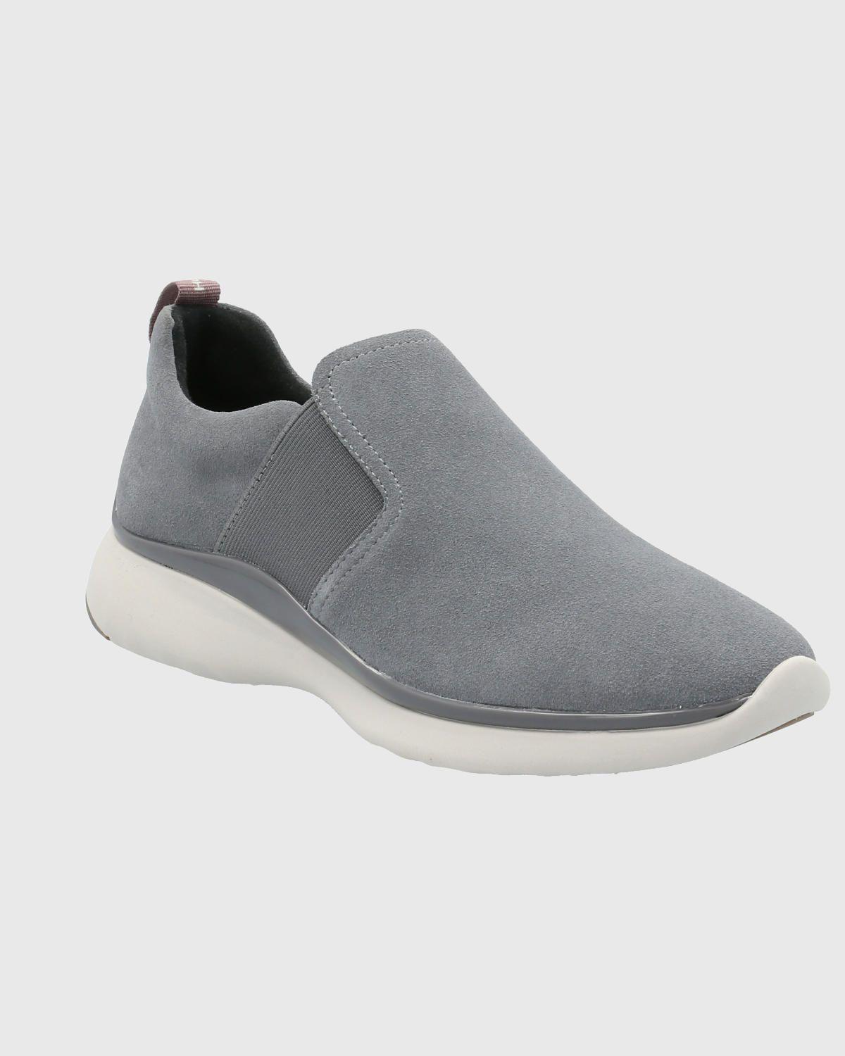Zapatilla Cuero Mujer Sheer Gris-0