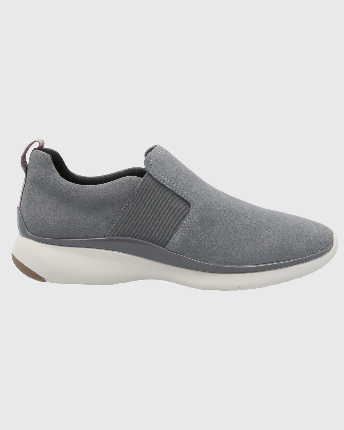 Zapatilla Cuero Mujer Sheer Gris-1