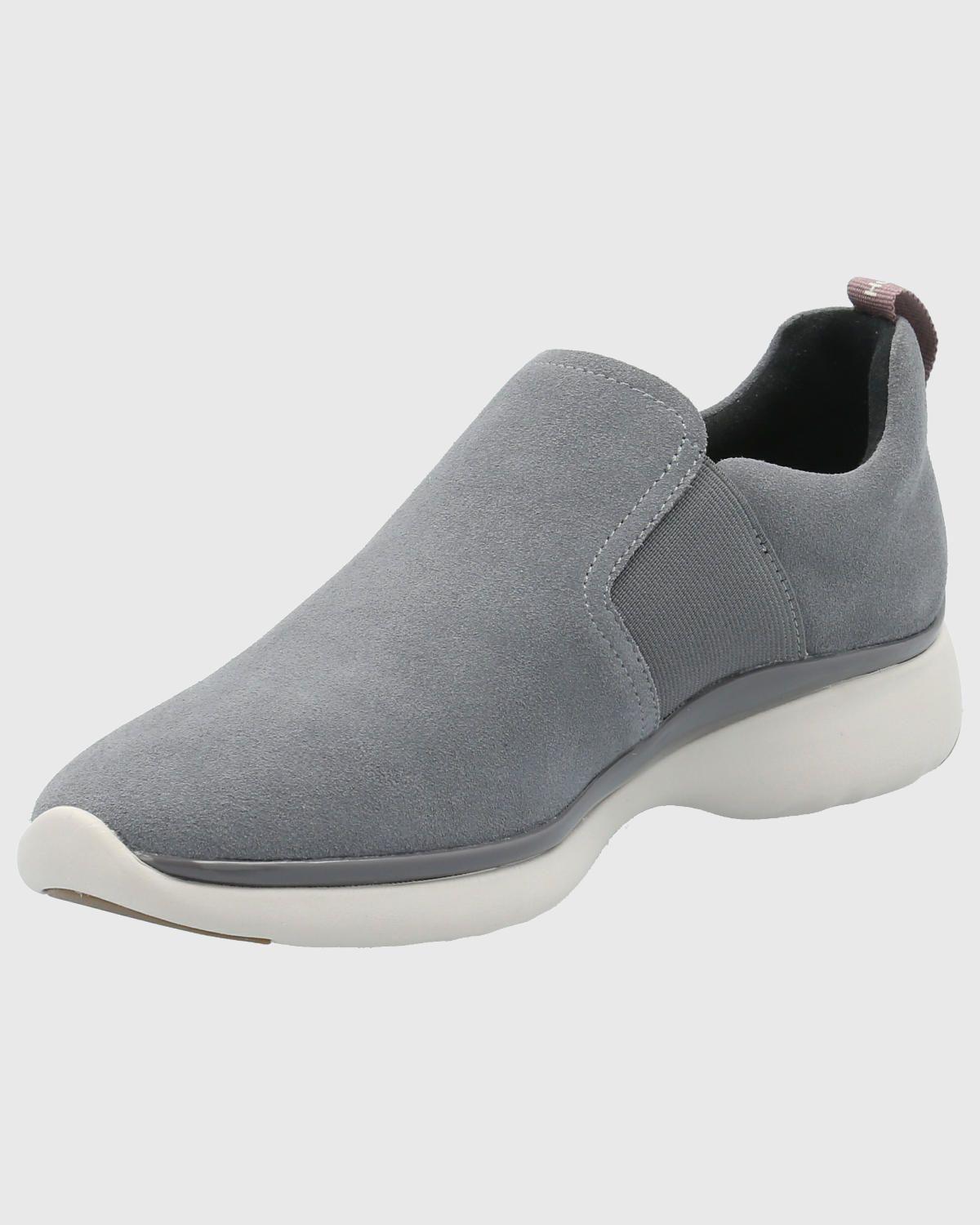 Zapatilla Cuero Mujer Sheer Gris-4