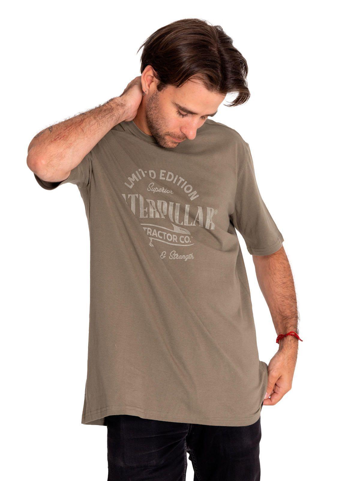 Polera Manga Corta Hombre Historic Graphic Verde-0